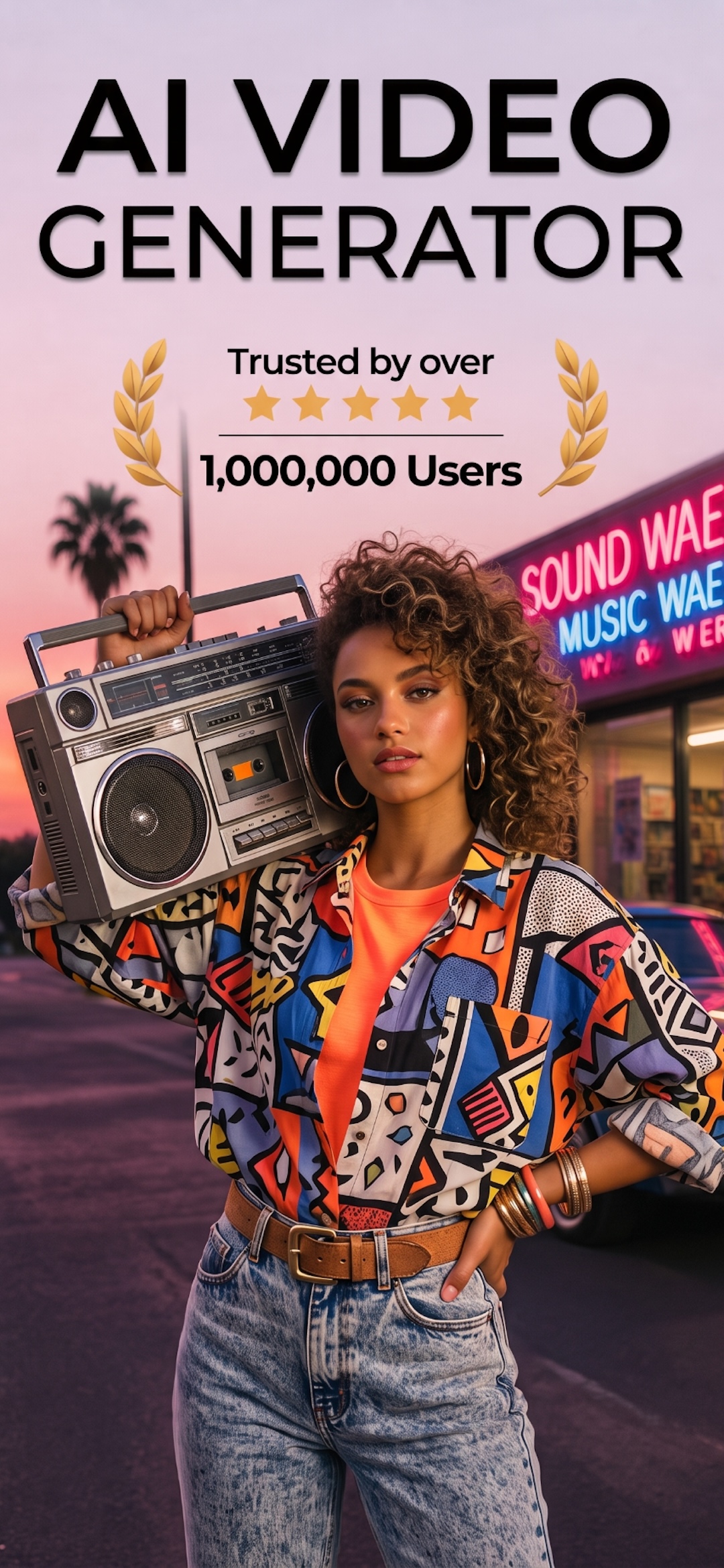 اسکرین شات 1 برنامه Umagic AI - AI Video Generator