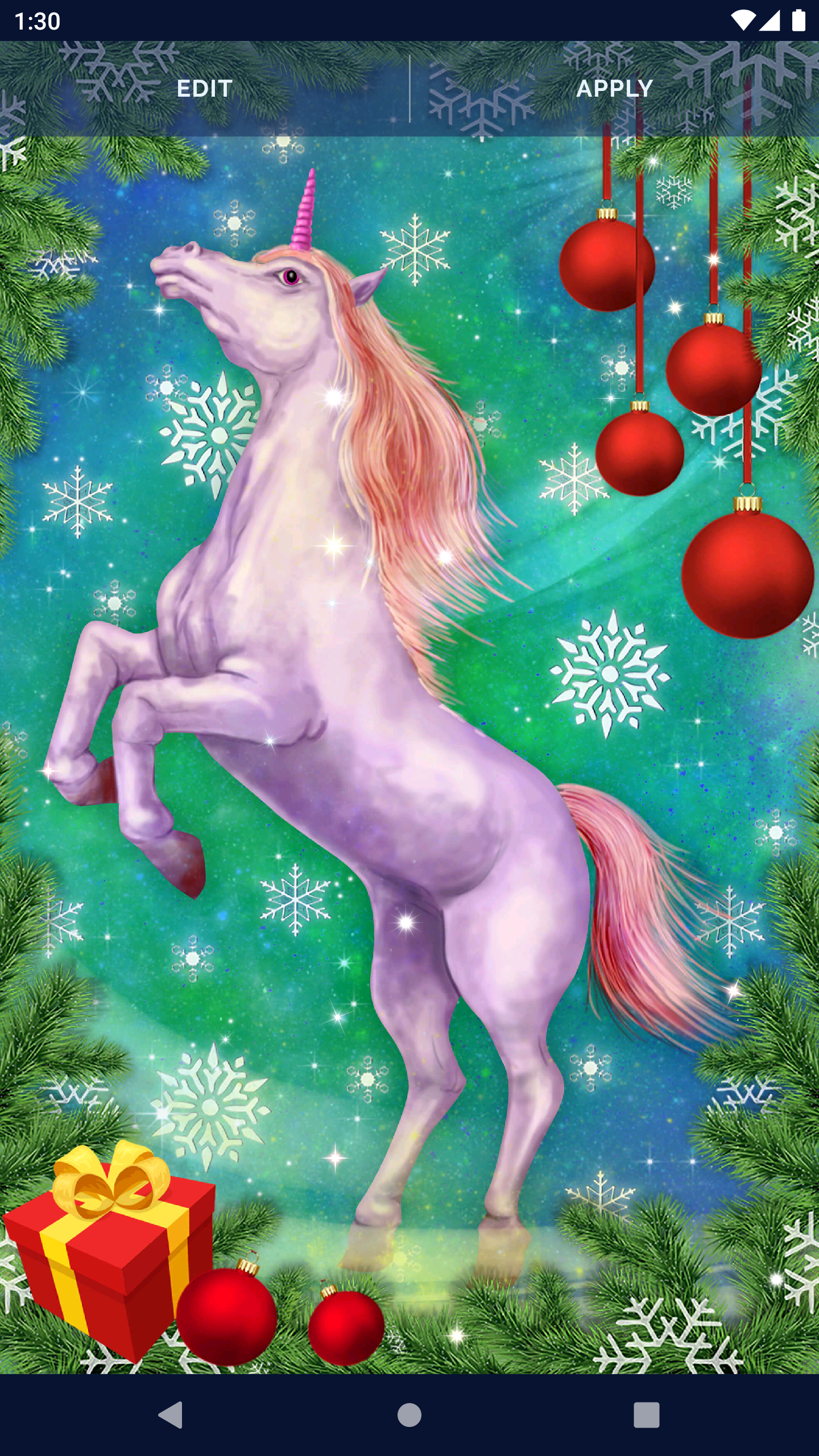 اسکرین شات 4 برنامه Unicorn Fantasy Live Wallpaper