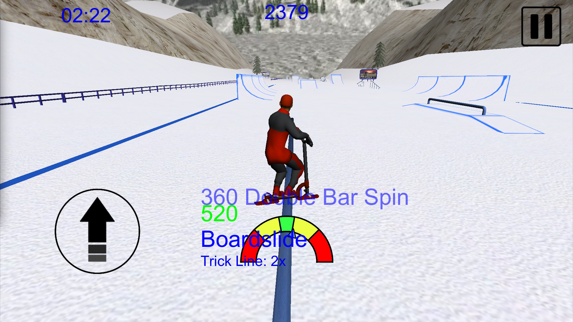 اسکرین شات 2 بازی Snowscooter Freestyle Mountain