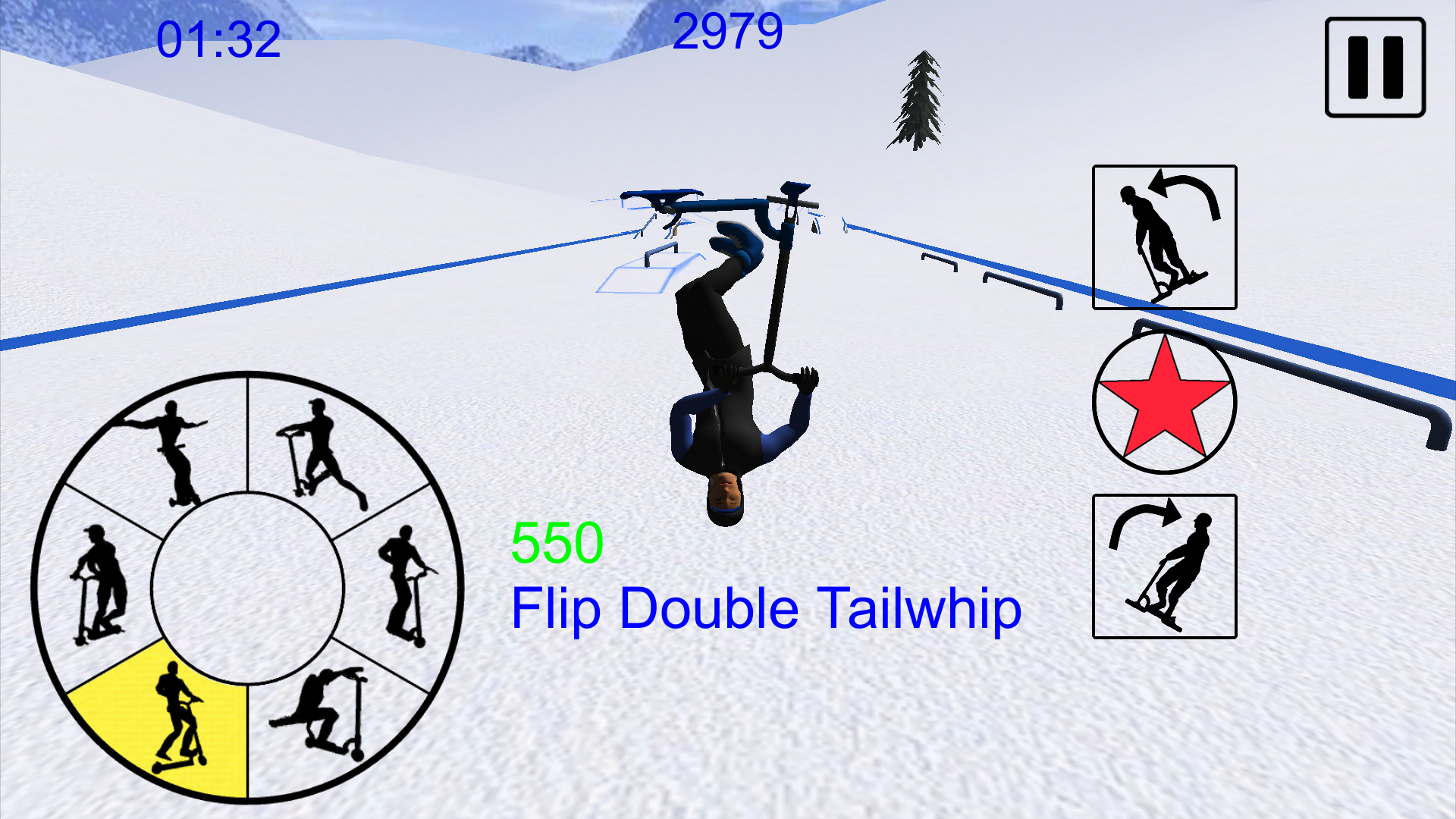 اسکرین شات 1 بازی Snowscooter Freestyle Mountain