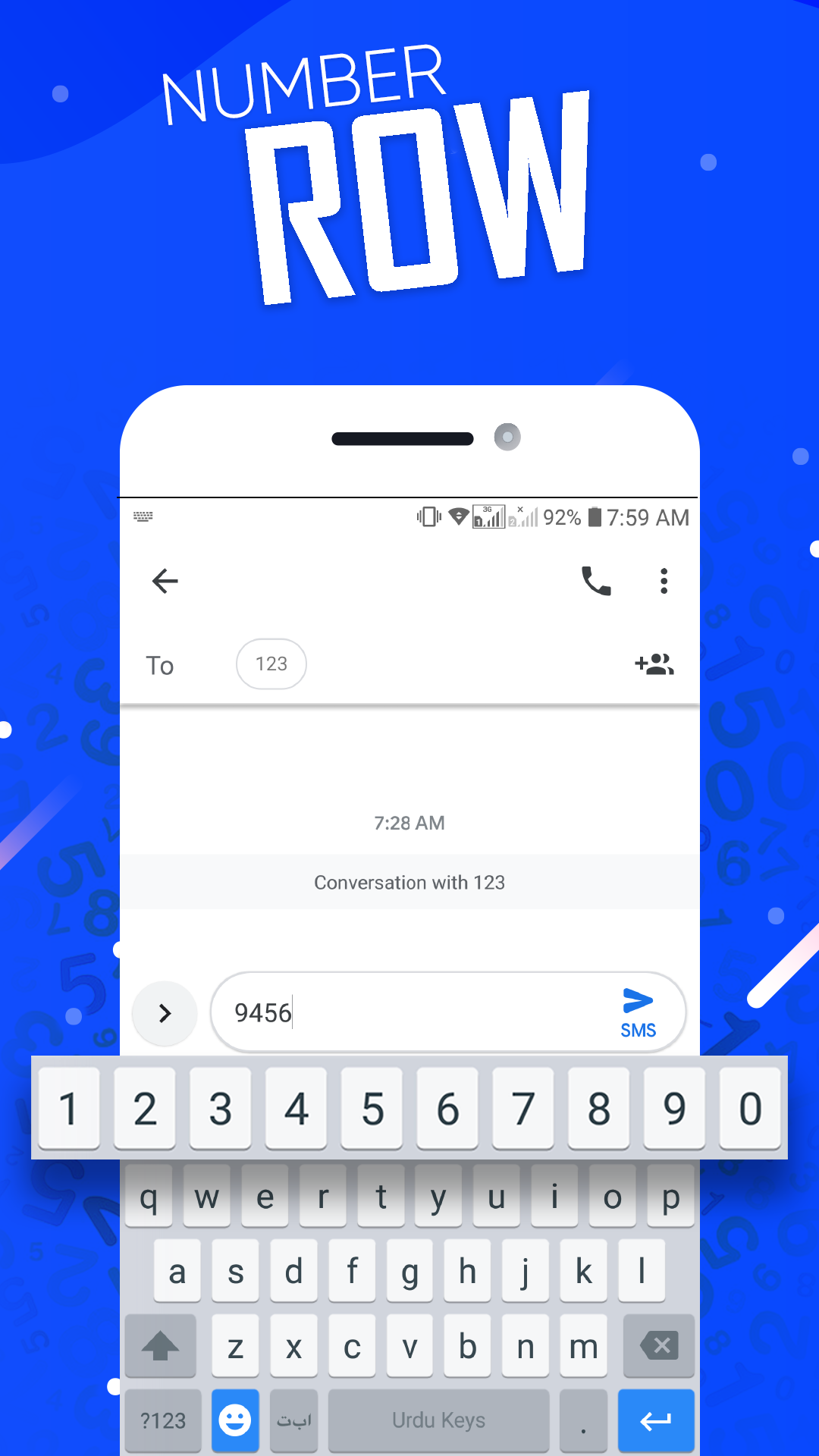 اسکرین شات 6 برنامه Urdu Keyboard Fast English & U