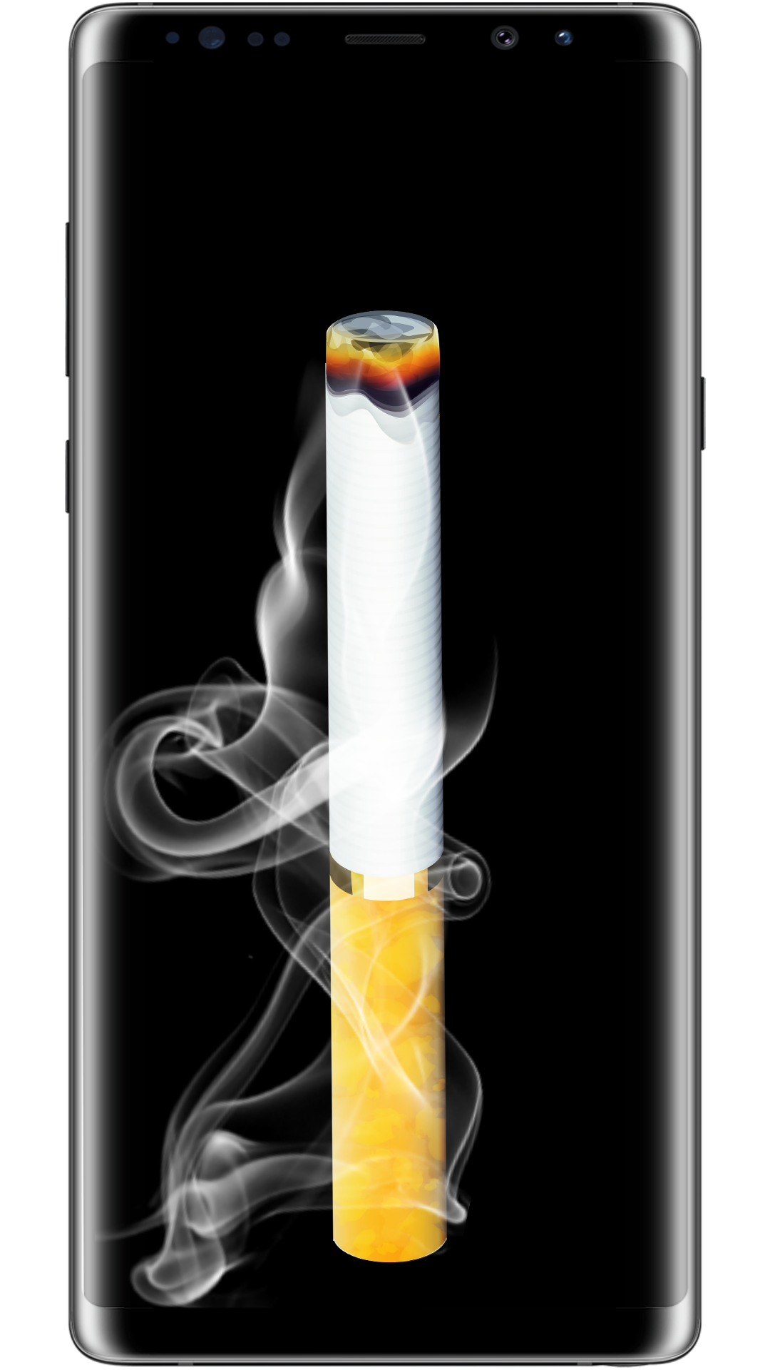 اسکرین شات 1 برنامه Simulator of smoking a cigaret