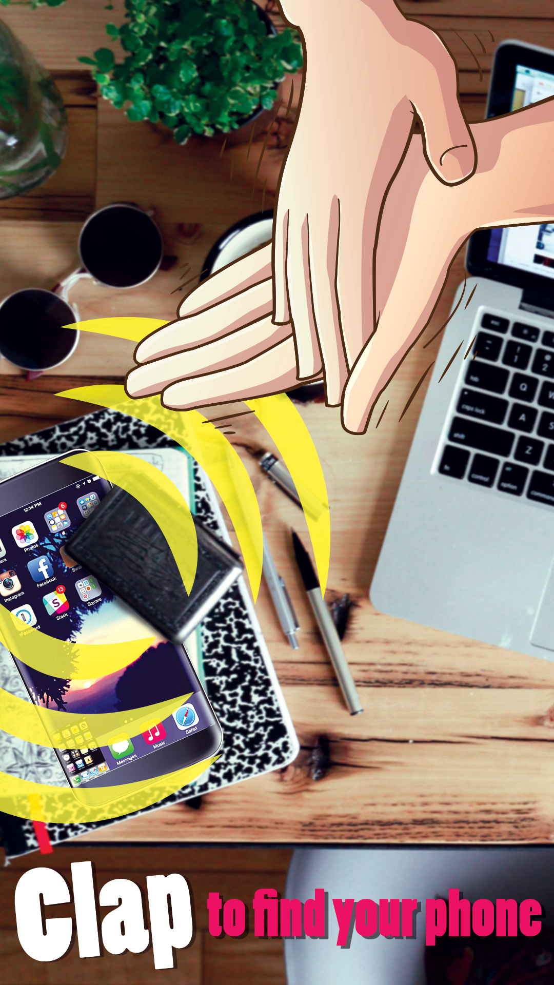 اسکرین شات 4 برنامه Finding phone by clapping