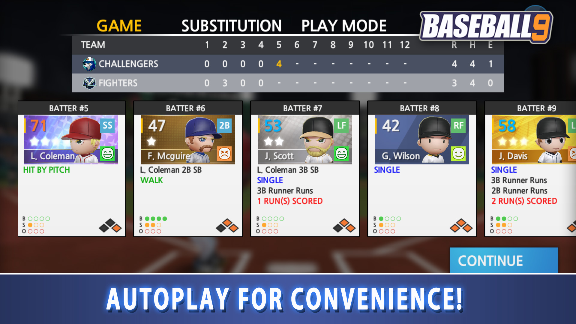 اسکرین شات 7 بازی BASEBALL 9