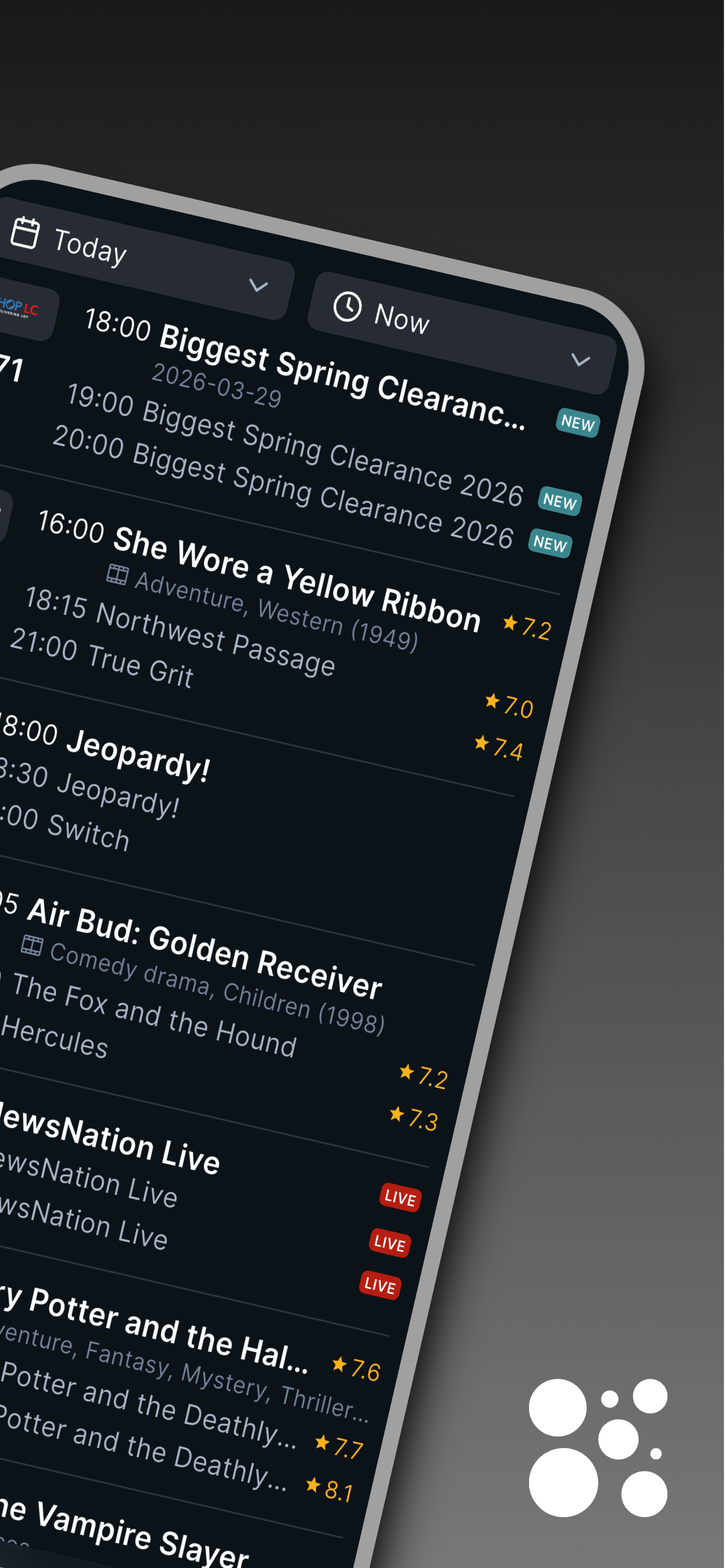 اسکرین شات 2 برنامه TVGenius - TV Guide & Listings