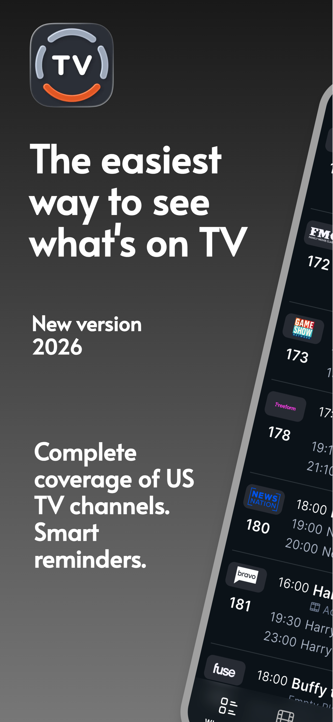 اسکرین شات 1 برنامه TVGenius - TV Guide & Listings