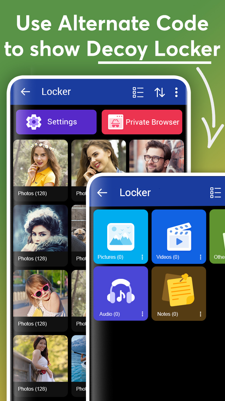 اسکرین شات 5 برنامه Time Private Photo Locker App
