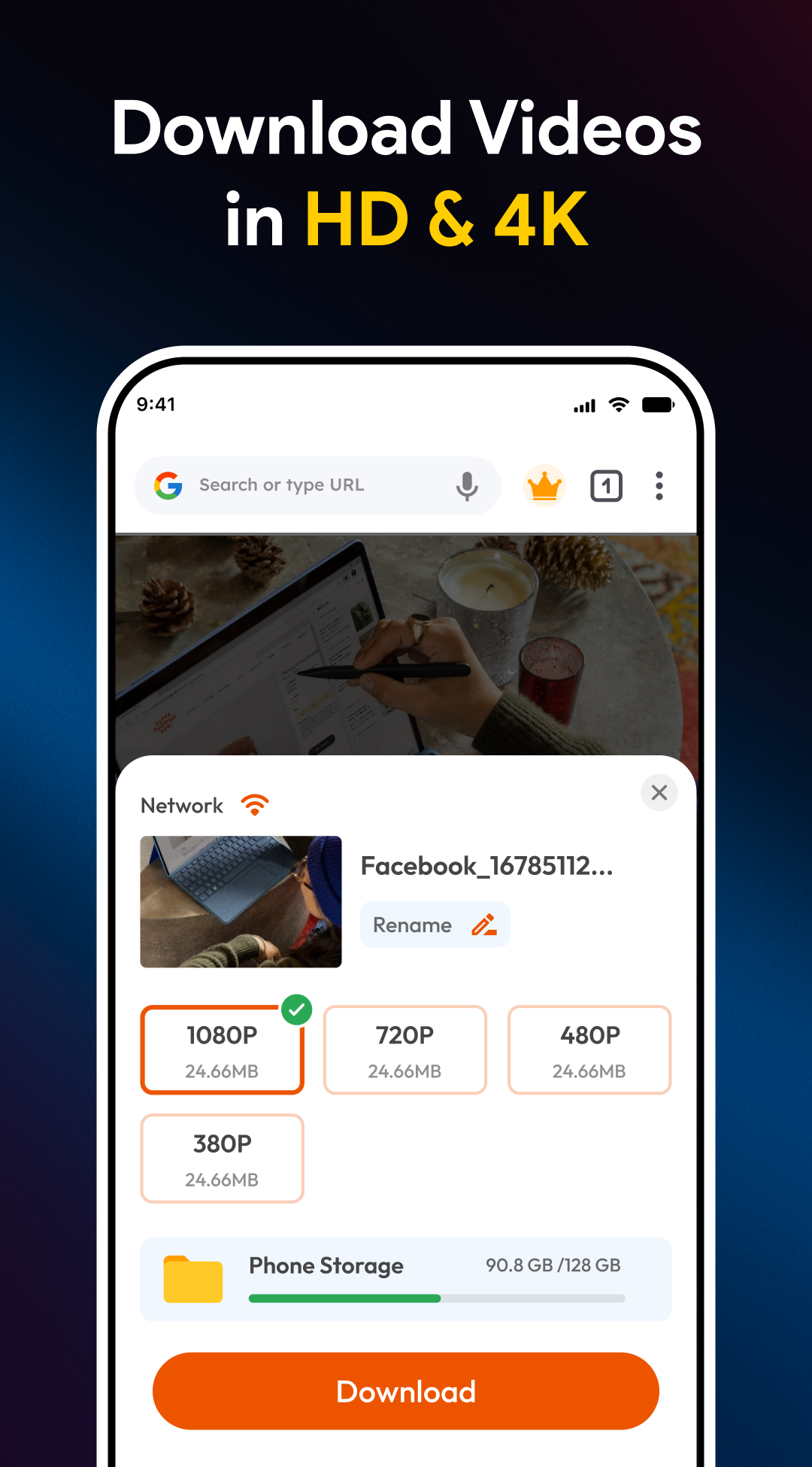 اسکرین شات 3 برنامه Video Downloader: Video Saver