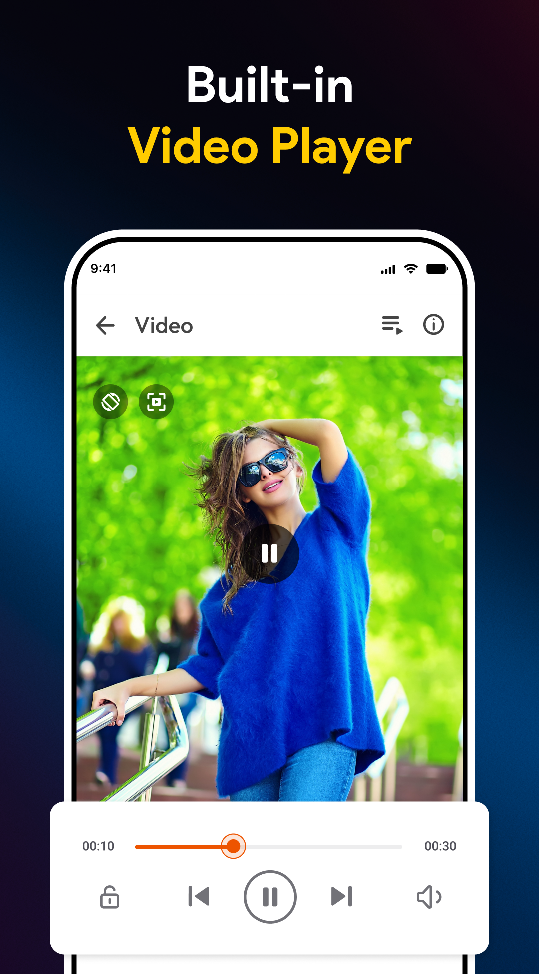 اسکرین شات 6 برنامه Fast Video Downloader & Player