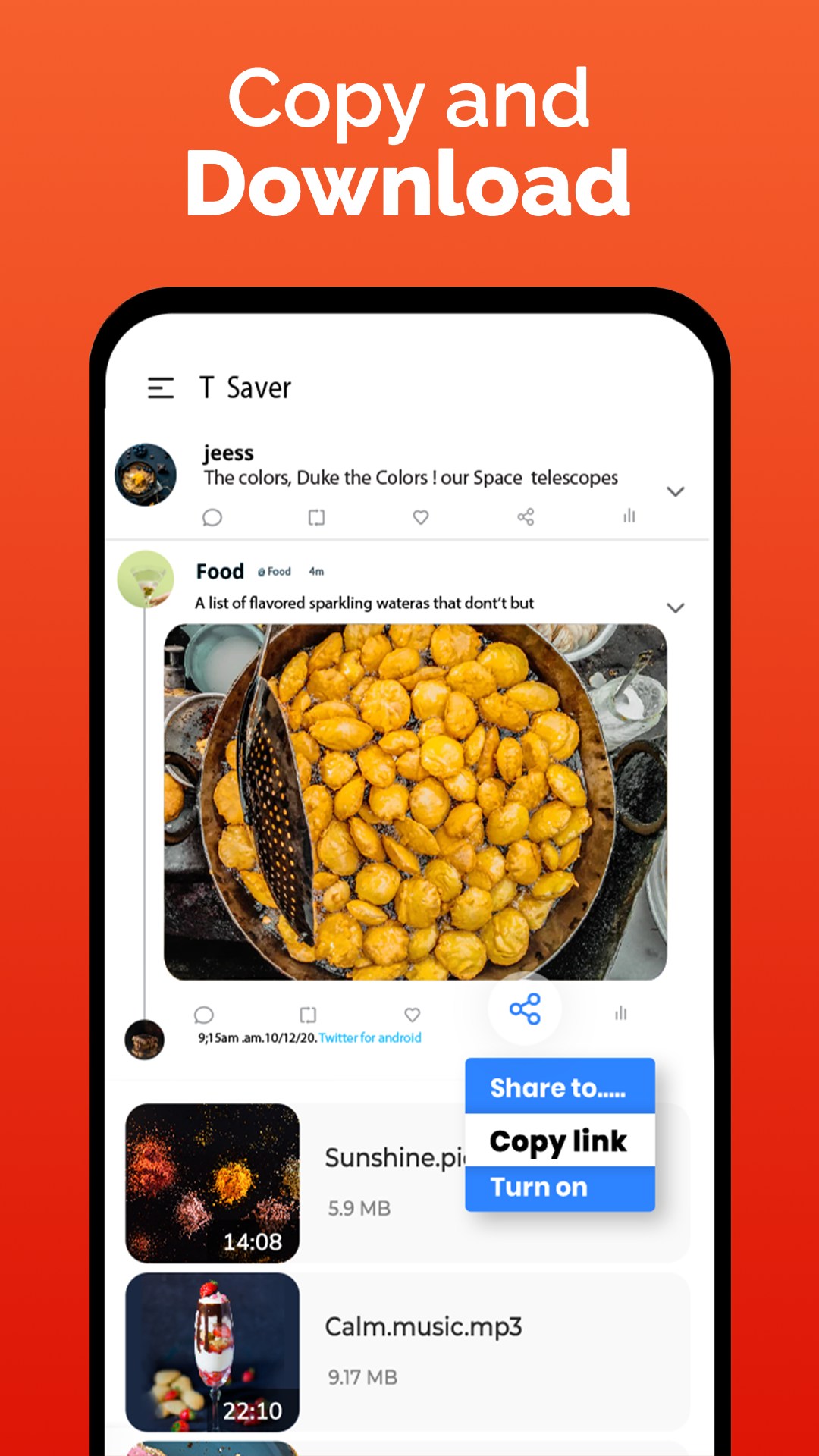اسکرین شات 1 برنامه Video Downloader & Saver App
