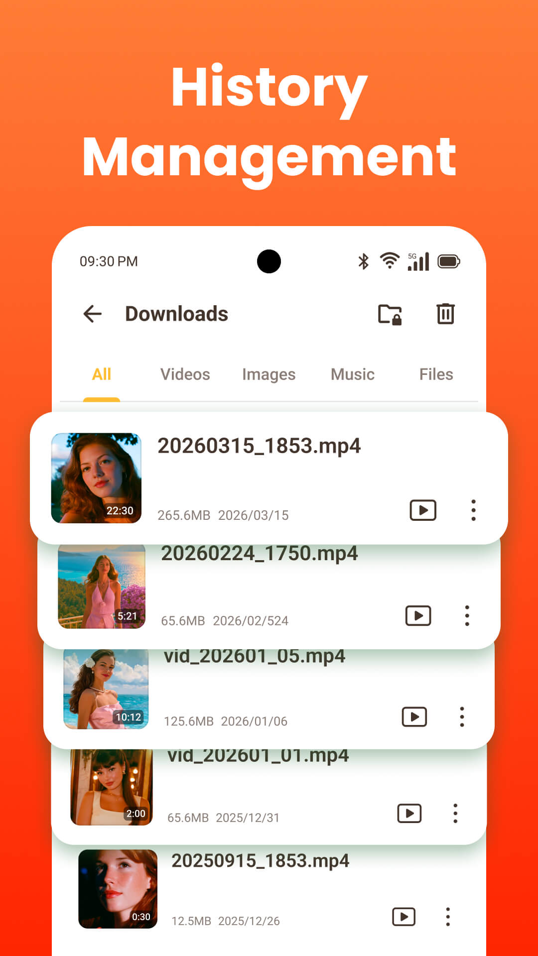 اسکرین شات 7 برنامه Video downloader, download app