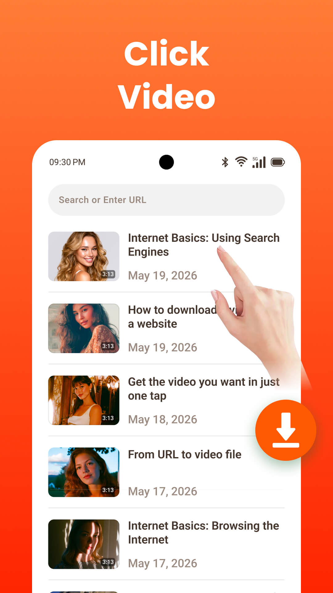 اسکرین شات 3 برنامه Video downloader, download app