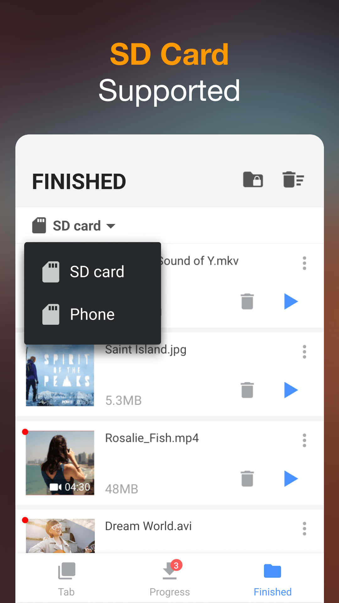 اسکرین شات 5 برنامه  Video Downloader