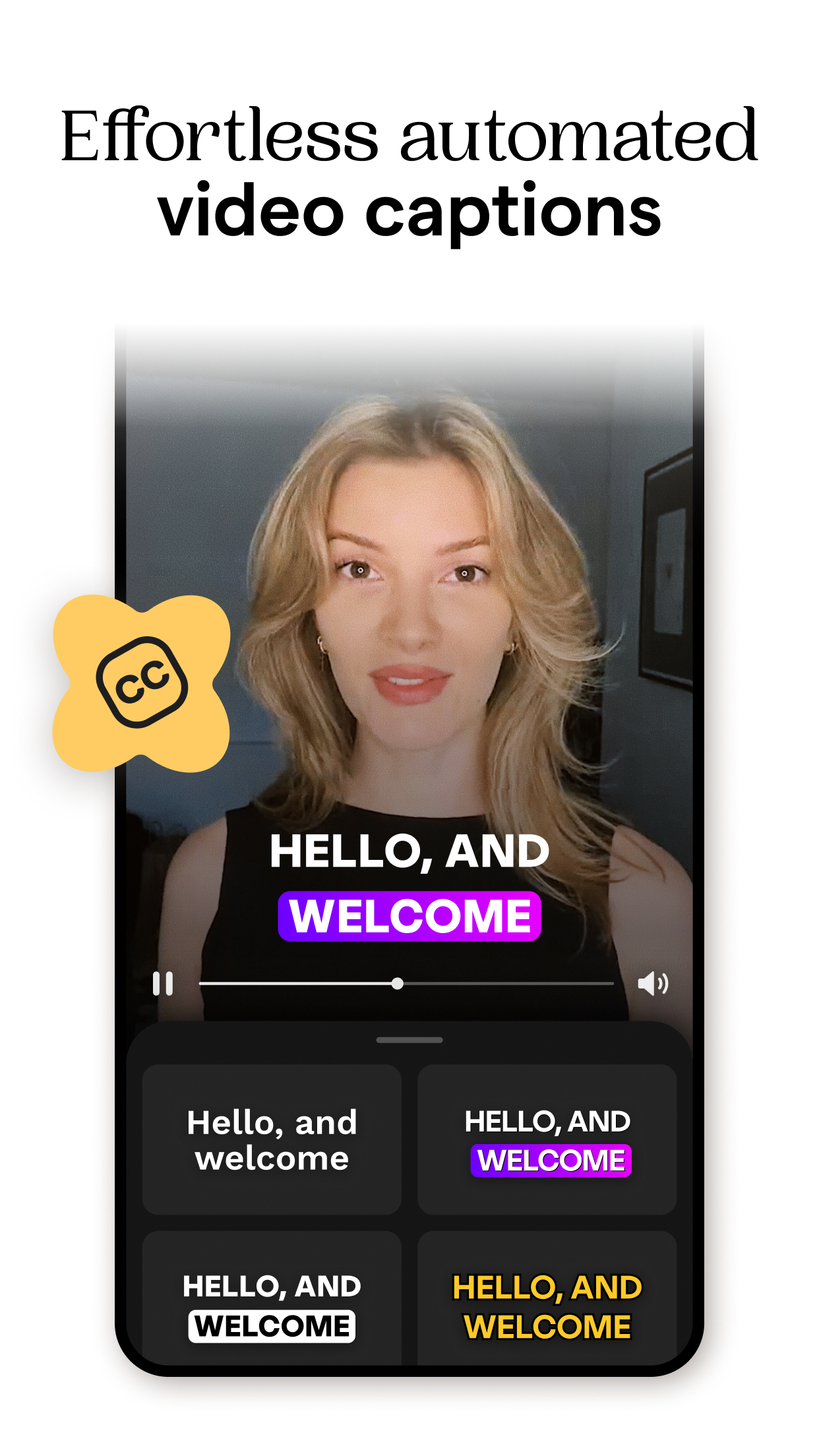 اسکرین شات 1 برنامه Mojo: Reels and Video Captions