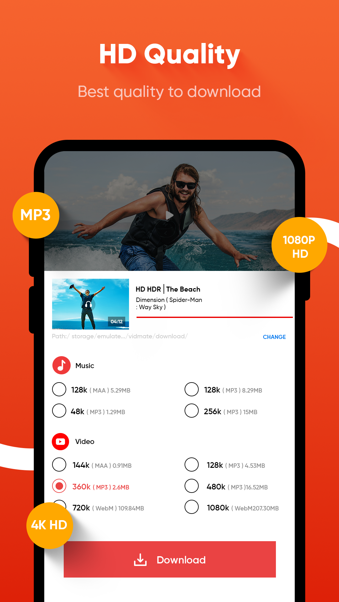 اسکرین شات 3 برنامه Video Downloader App