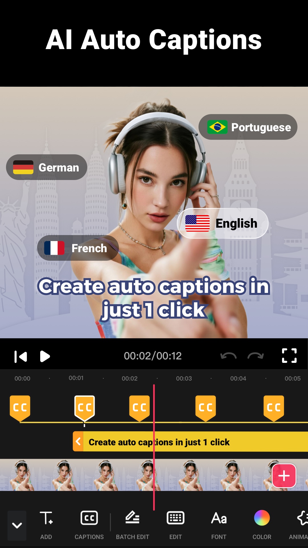 اسکرین شات 4 برنامه Video Editor - Video.Guru