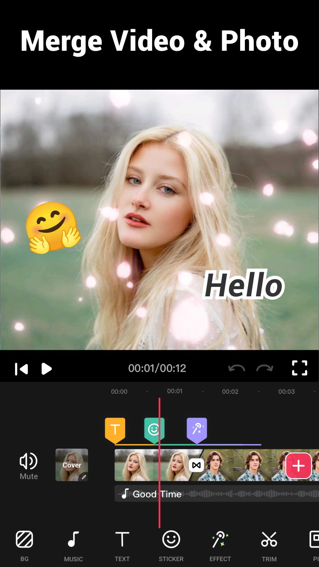 اسکرین شات 1 برنامه Video Editor - Video.Guru