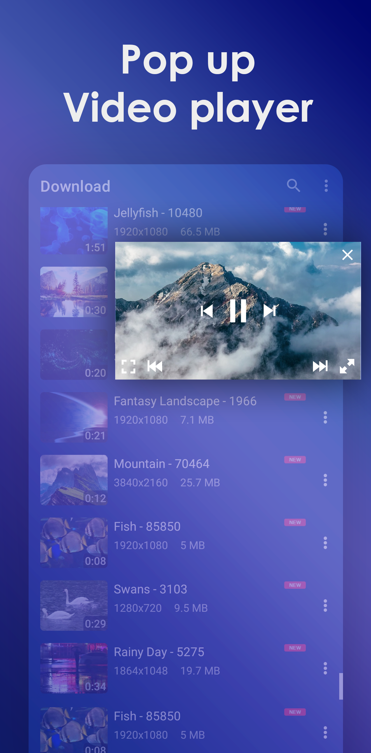 اسکرین شات 2 برنامه Video Player HD