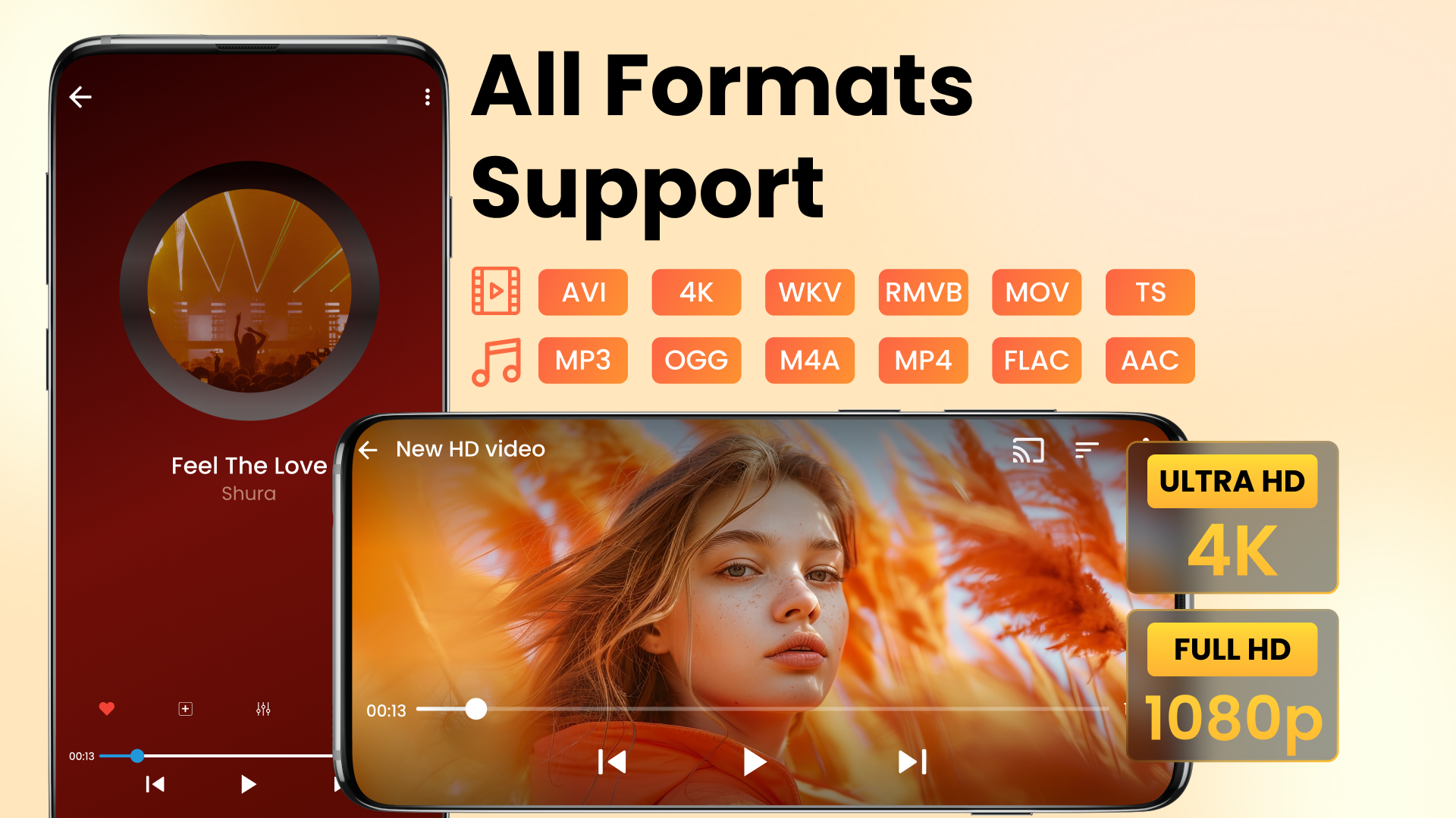 اسکرین شات 1 برنامه 4K Video Player & Downloader