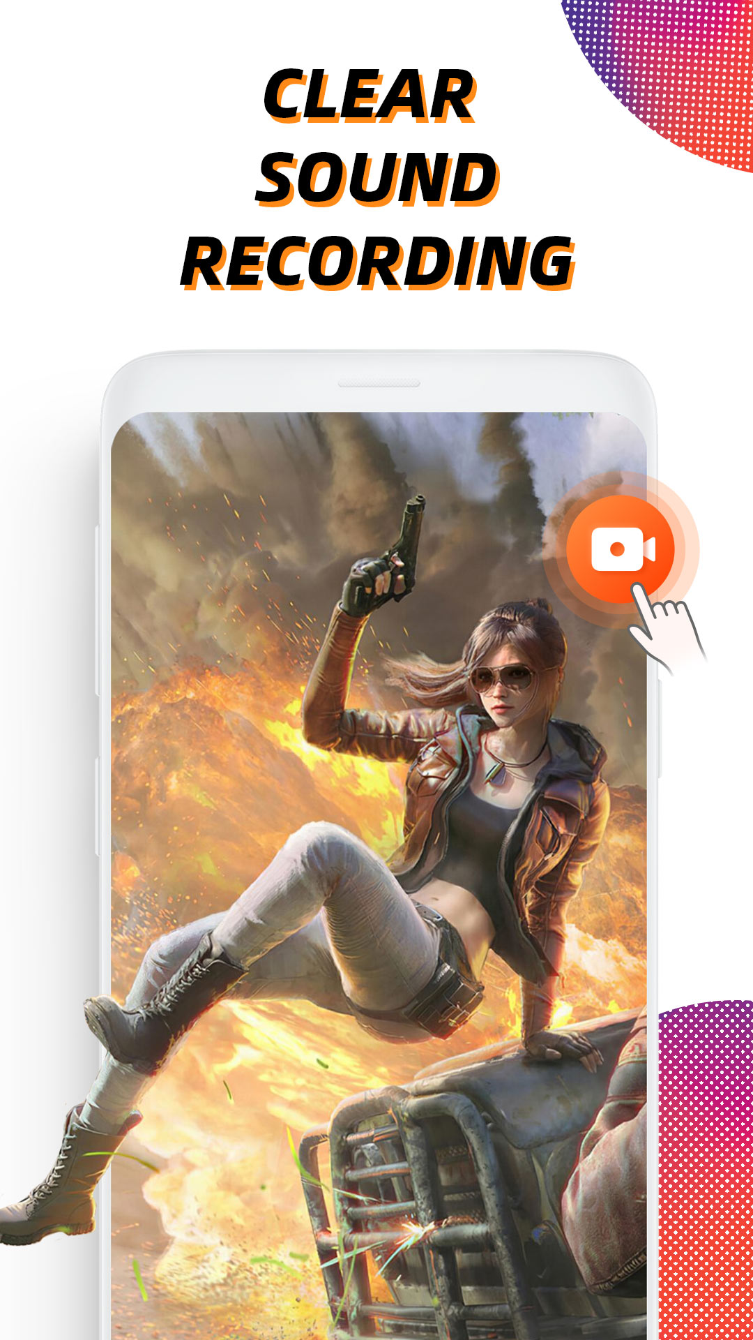 اسکرین شات 1 برنامه Screen Recorder - Vidma Record