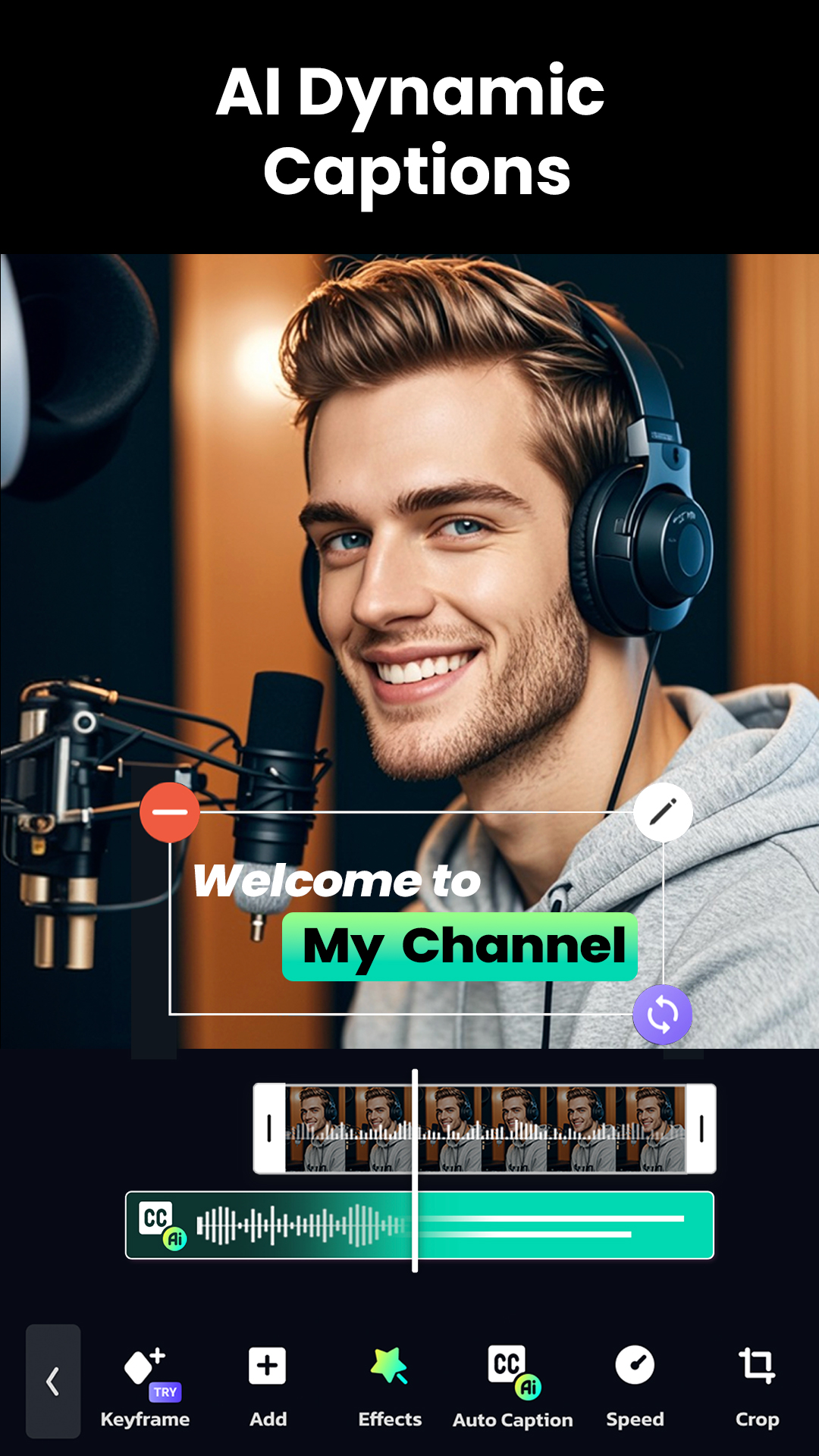 اسکرین شات 4 برنامه AI Video Editor - Vidma Cut AI