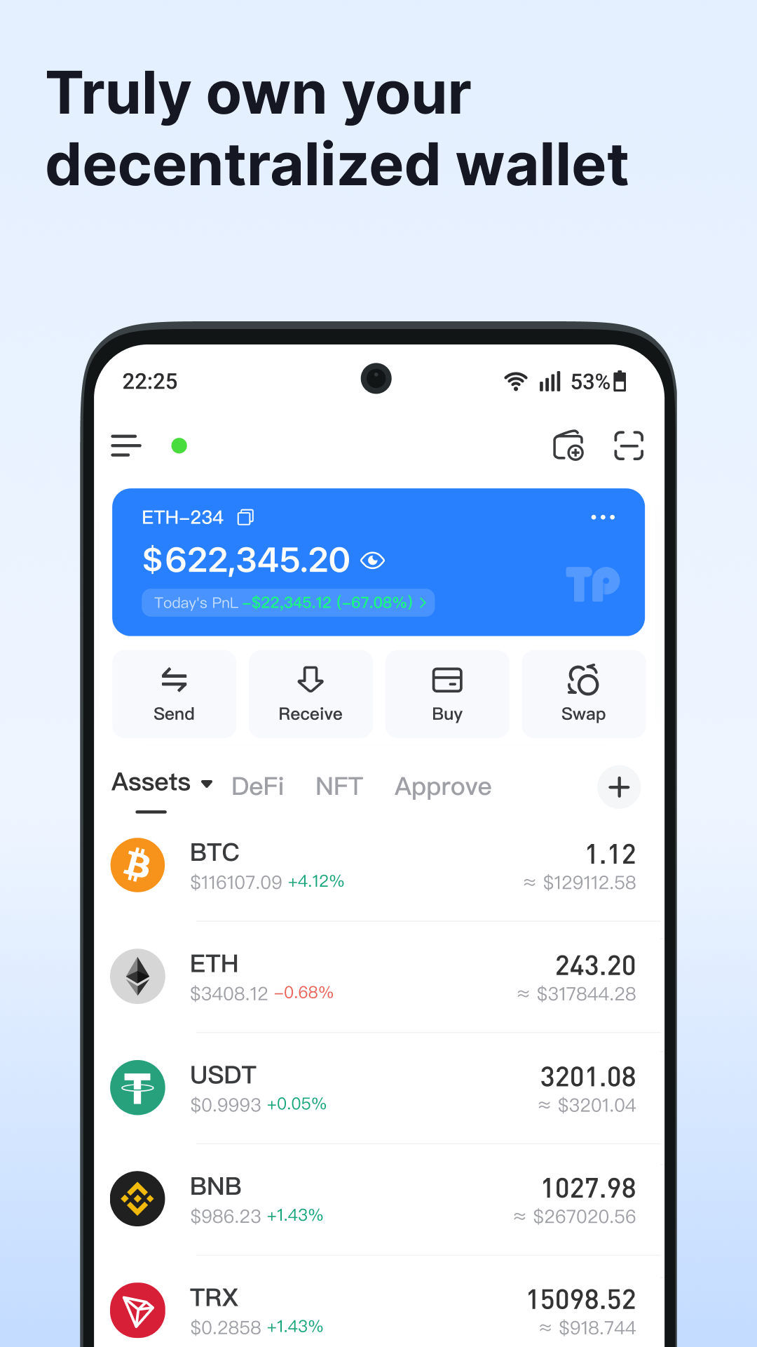اسکرین شات 1 برنامه TokenPocket: Crypto & Bitcoin