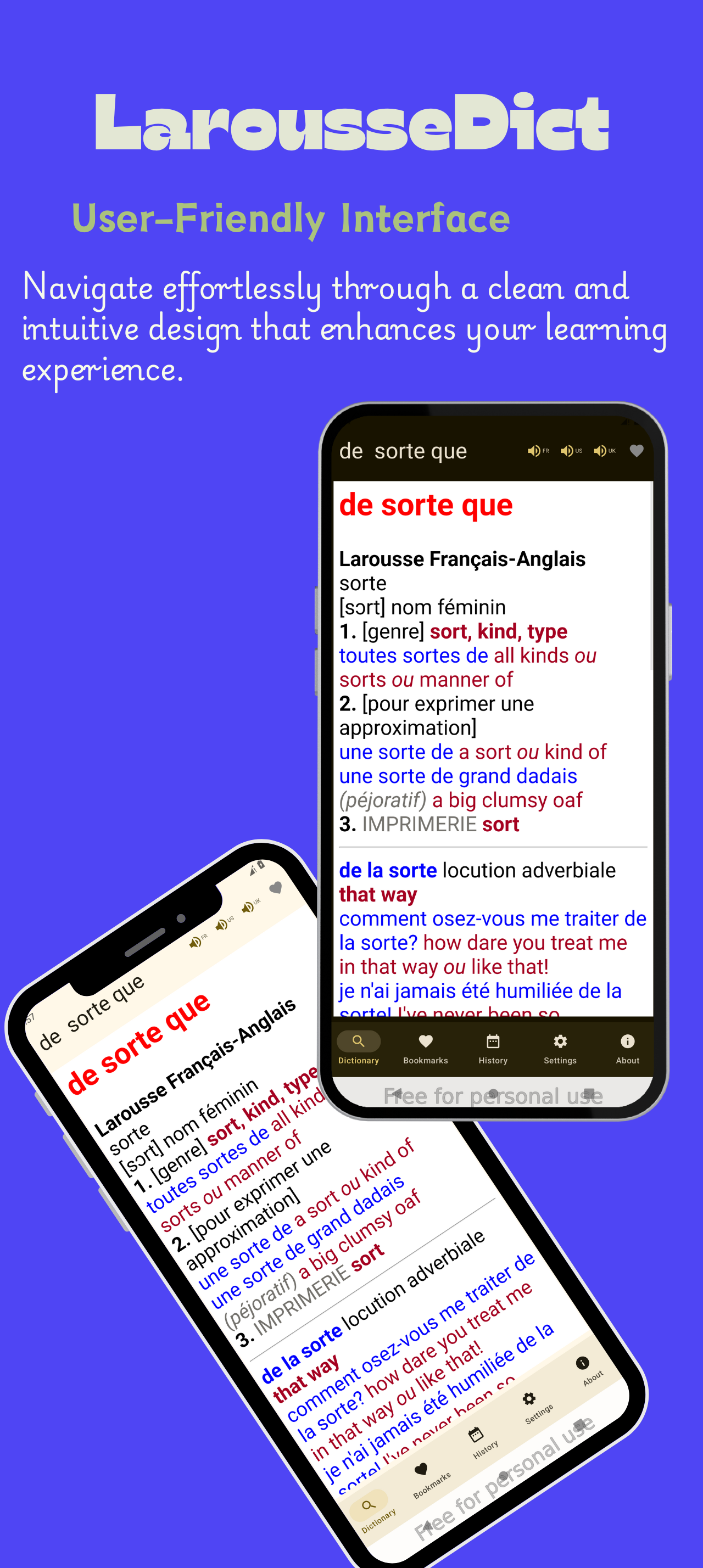 اسکرین شات 5 برنامه LarousseDict - English French