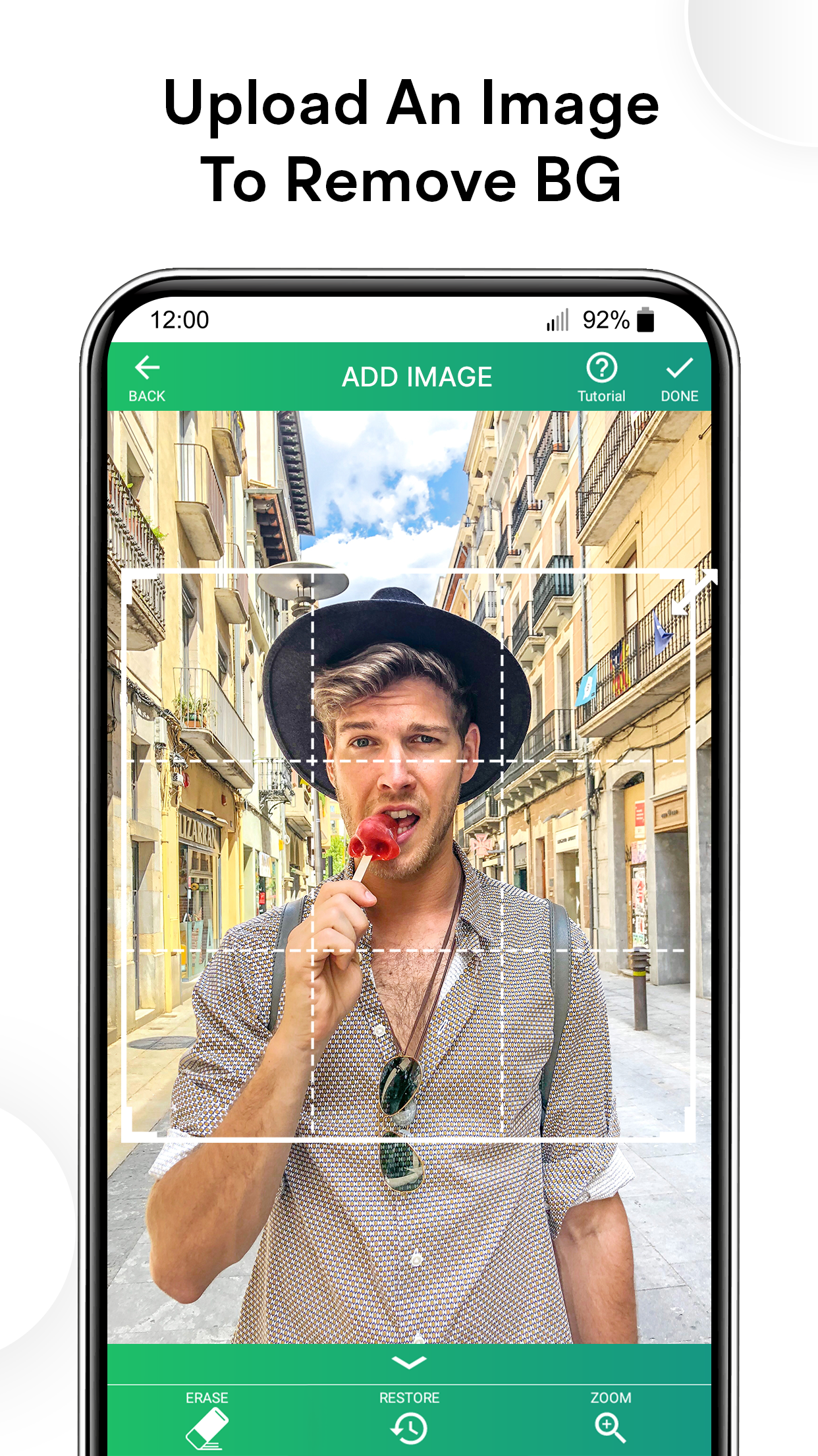 اسکرین شات 2 برنامه Remove BG - Background Eraser