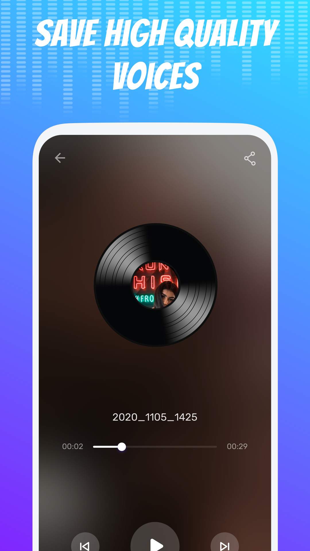 اسکرین شات 6 برنامه Voice Changer - Voice Effects