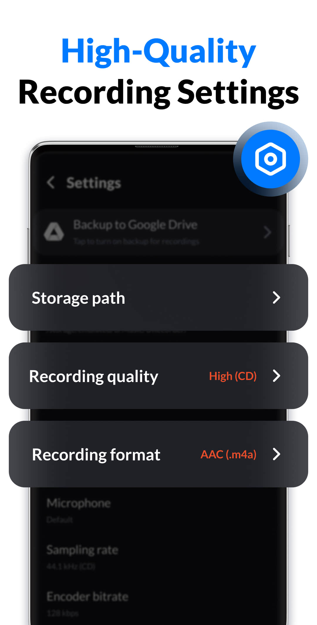 اسکرین شات 6 برنامه Voice Recorder & Voice Memos