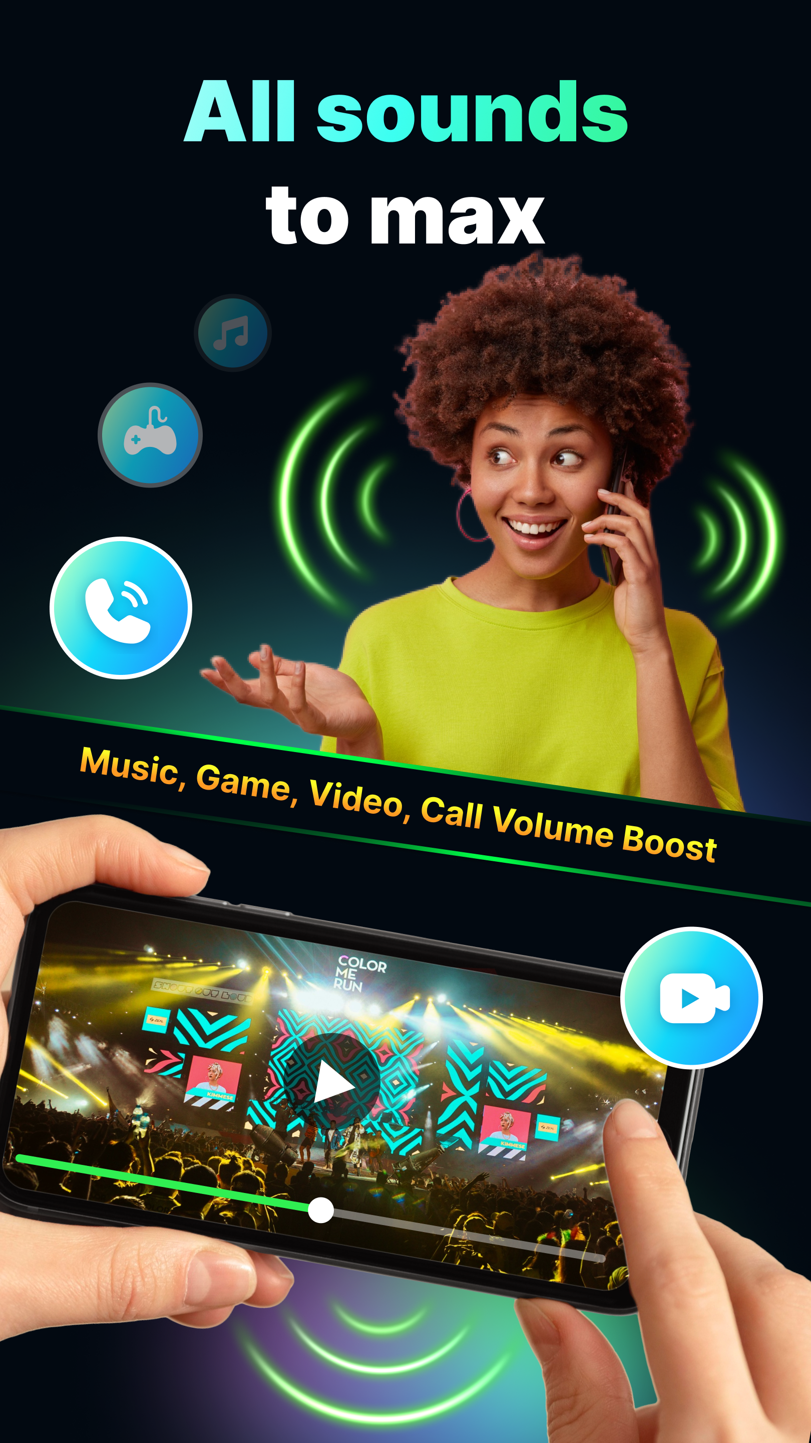 اسکرین شات 6 برنامه Volume Booster - Loud Speaker