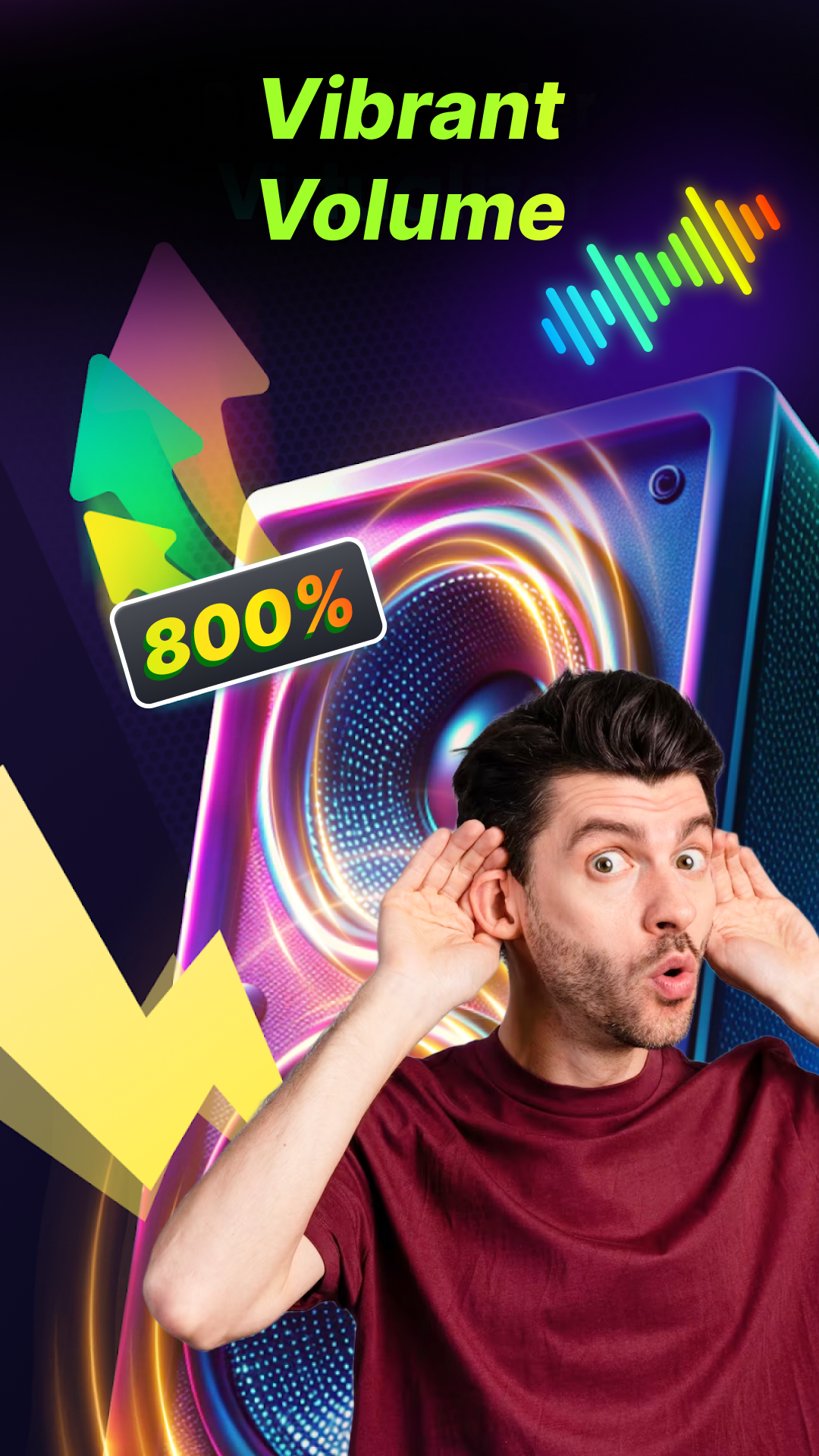 اسکرین شات 5 برنامه Volume Booster - Sound Booster