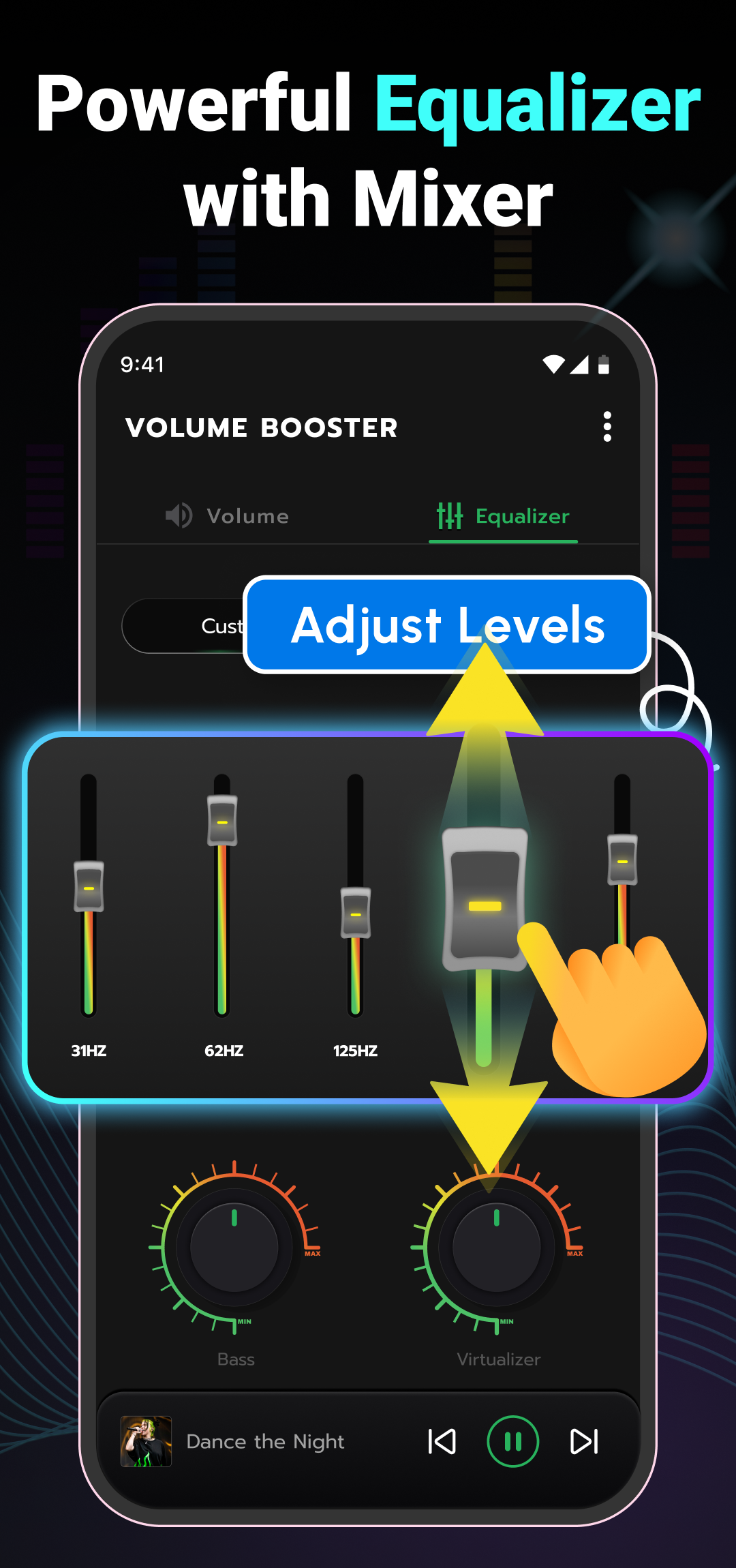 اسکرین شات 4 برنامه Volume Booster - Sound Booster