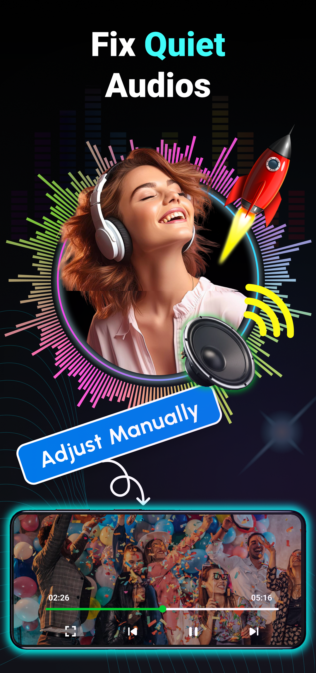 اسکرین شات 7 برنامه Volume Booster - Sound Booster