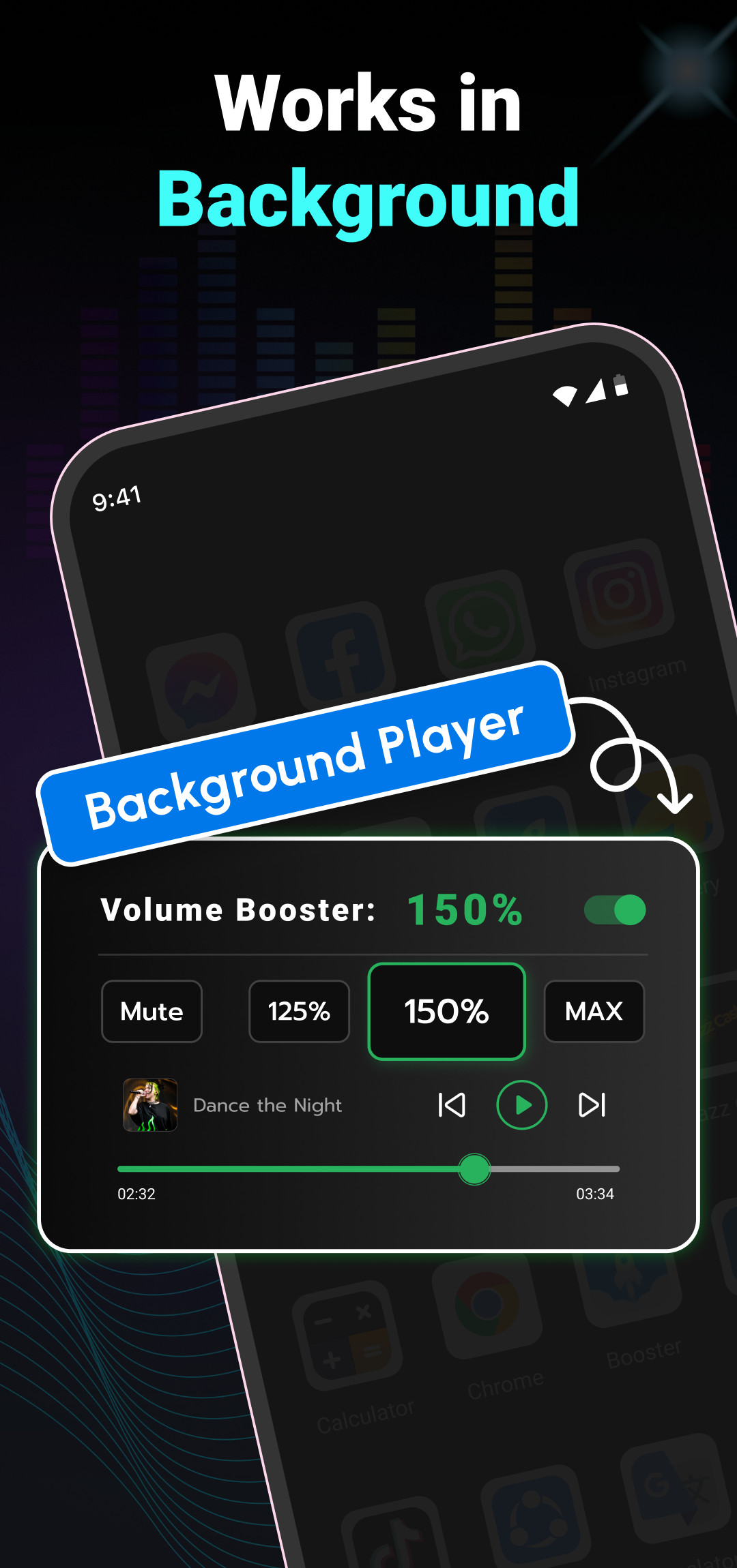 اسکرین شات 8 برنامه Volume Booster - Sound Booster