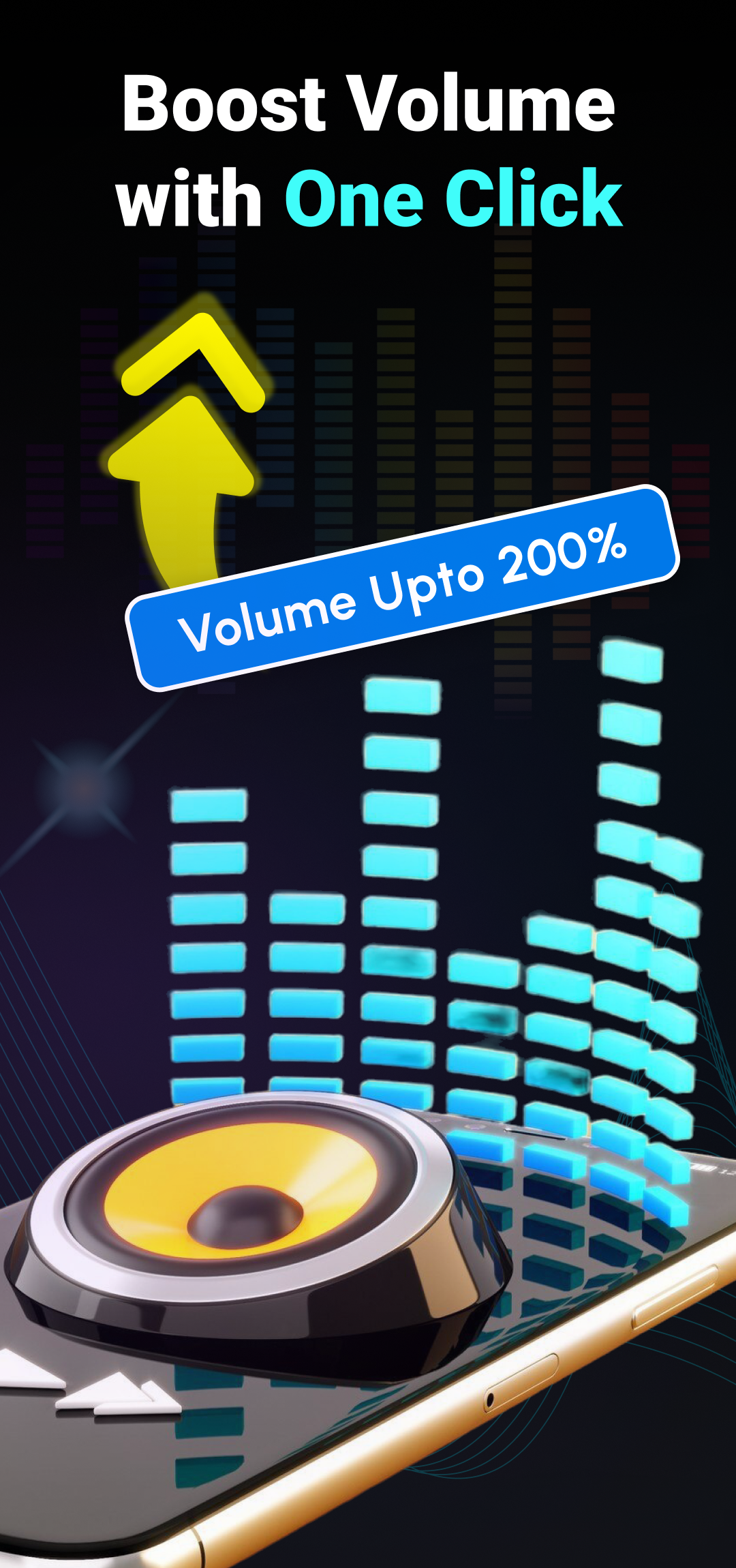 اسکرین شات 2 برنامه Volume Booster - Sound Booster