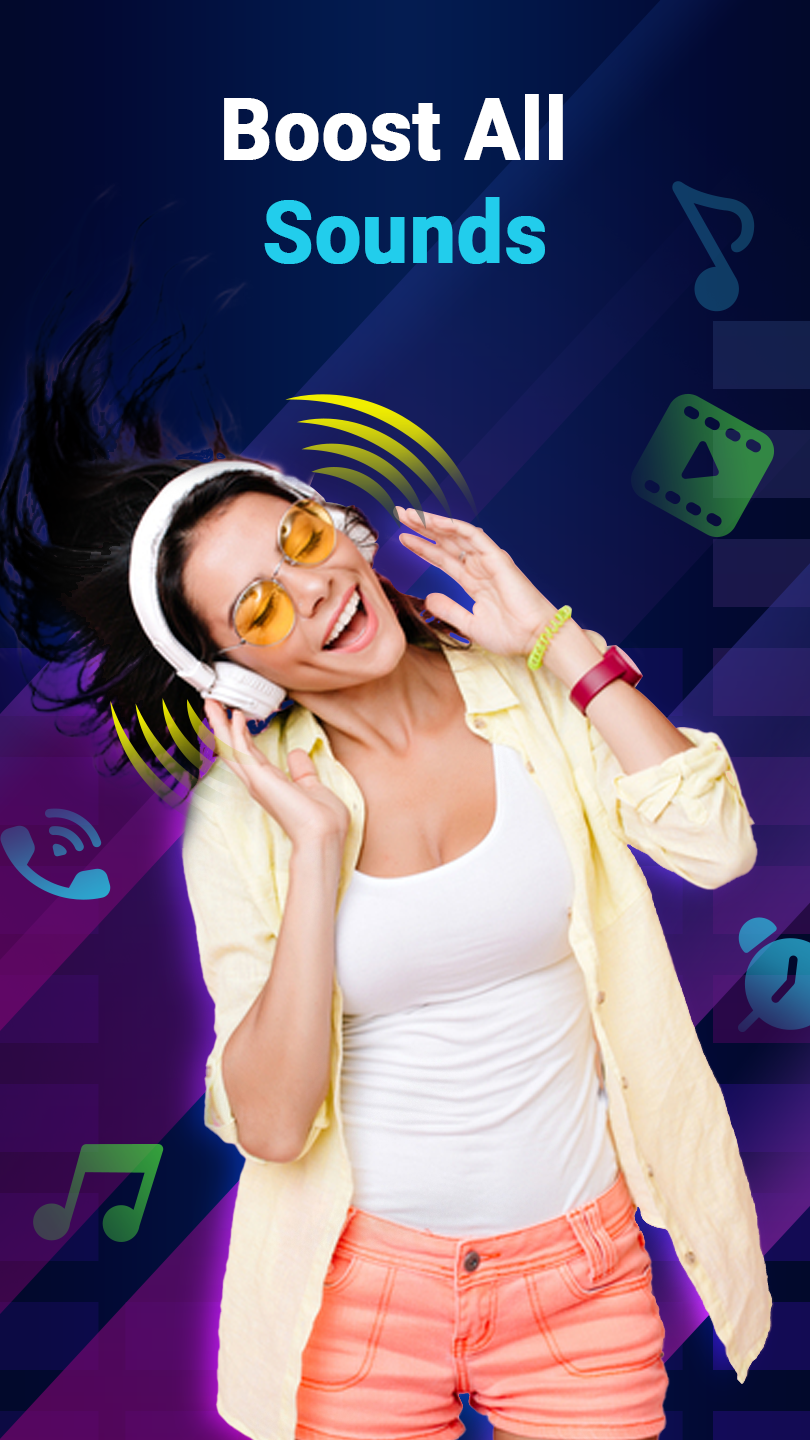 اسکرین شات 4 برنامه Volume Booster - Sound Booster