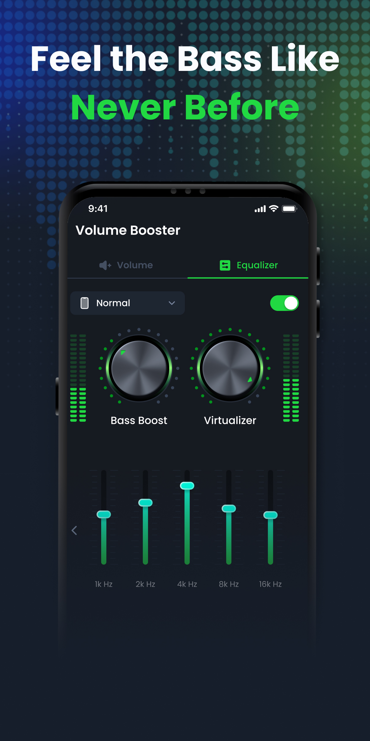 اسکرین شات 6 برنامه Volume Booster: Bass & EQ