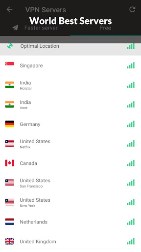 اسکرین شات 7 برنامه India VPN - Free VPN Proxy : Unblock Sites