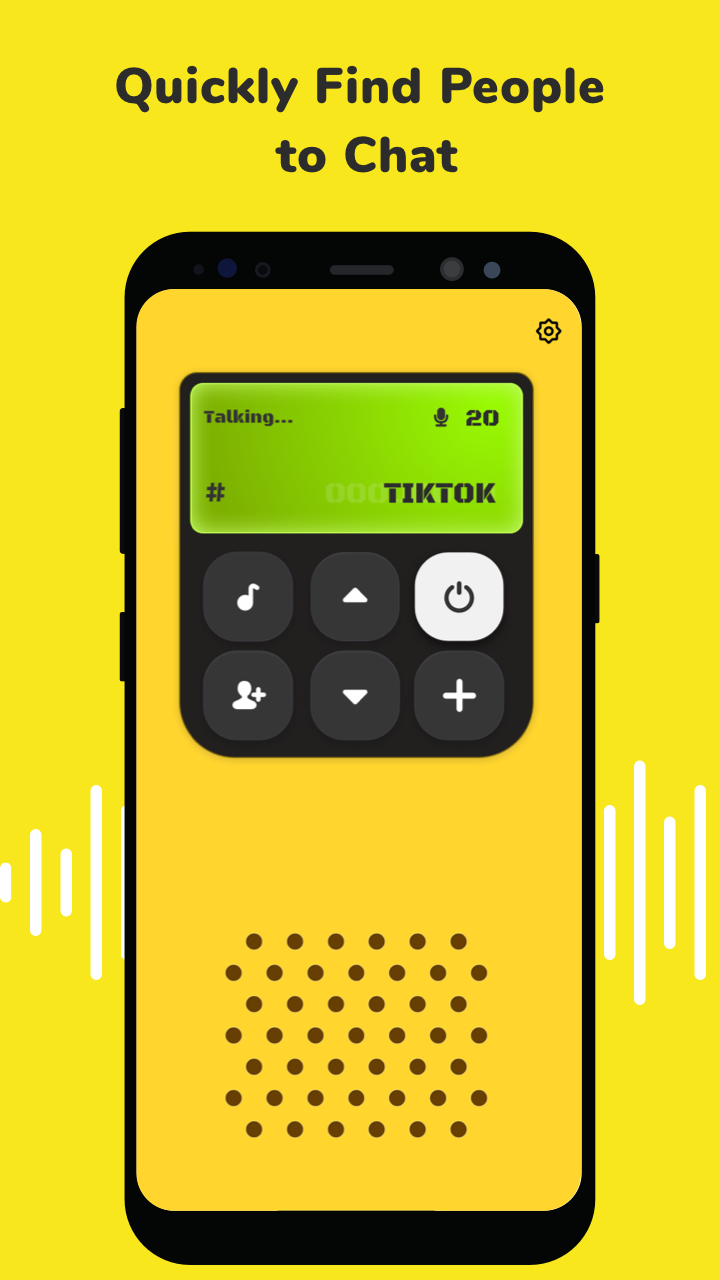 اسکرین شات 3 برنامه Walkie Talkie, Push to Talk