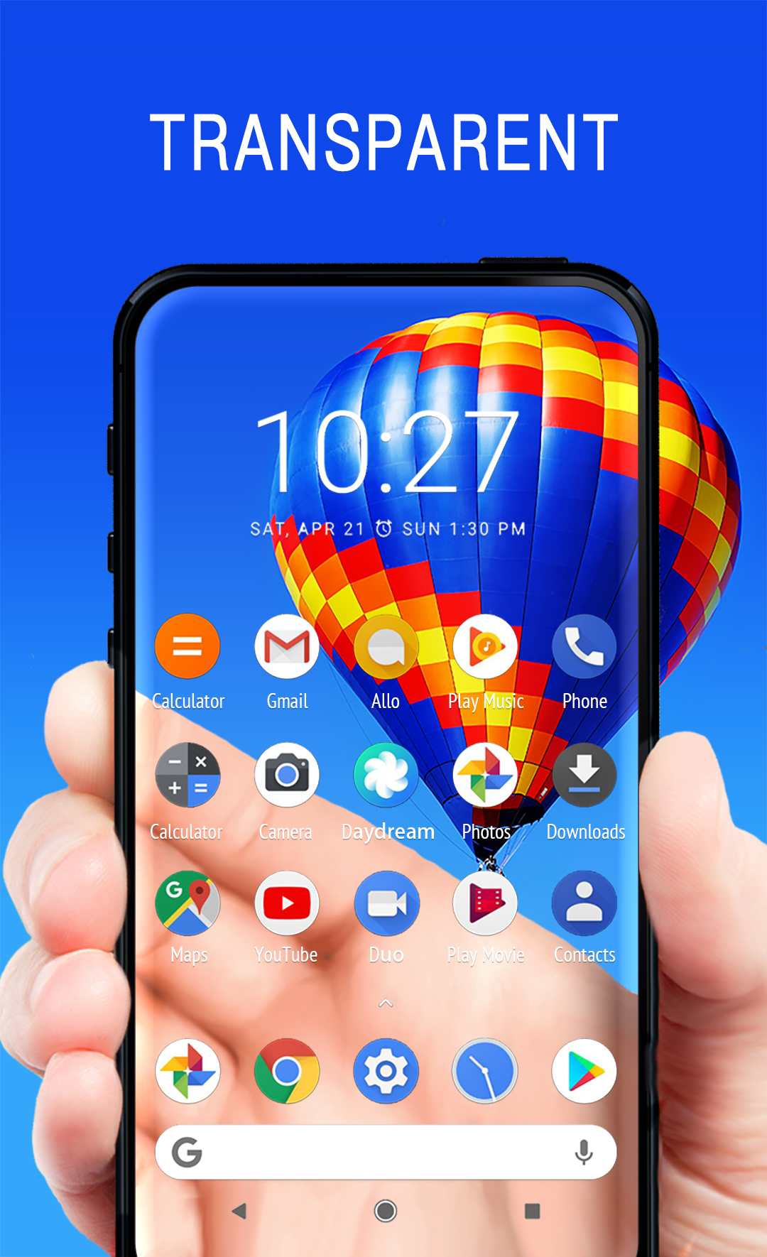 اسکرین شات 7 برنامه Live wallpaper - Transparent