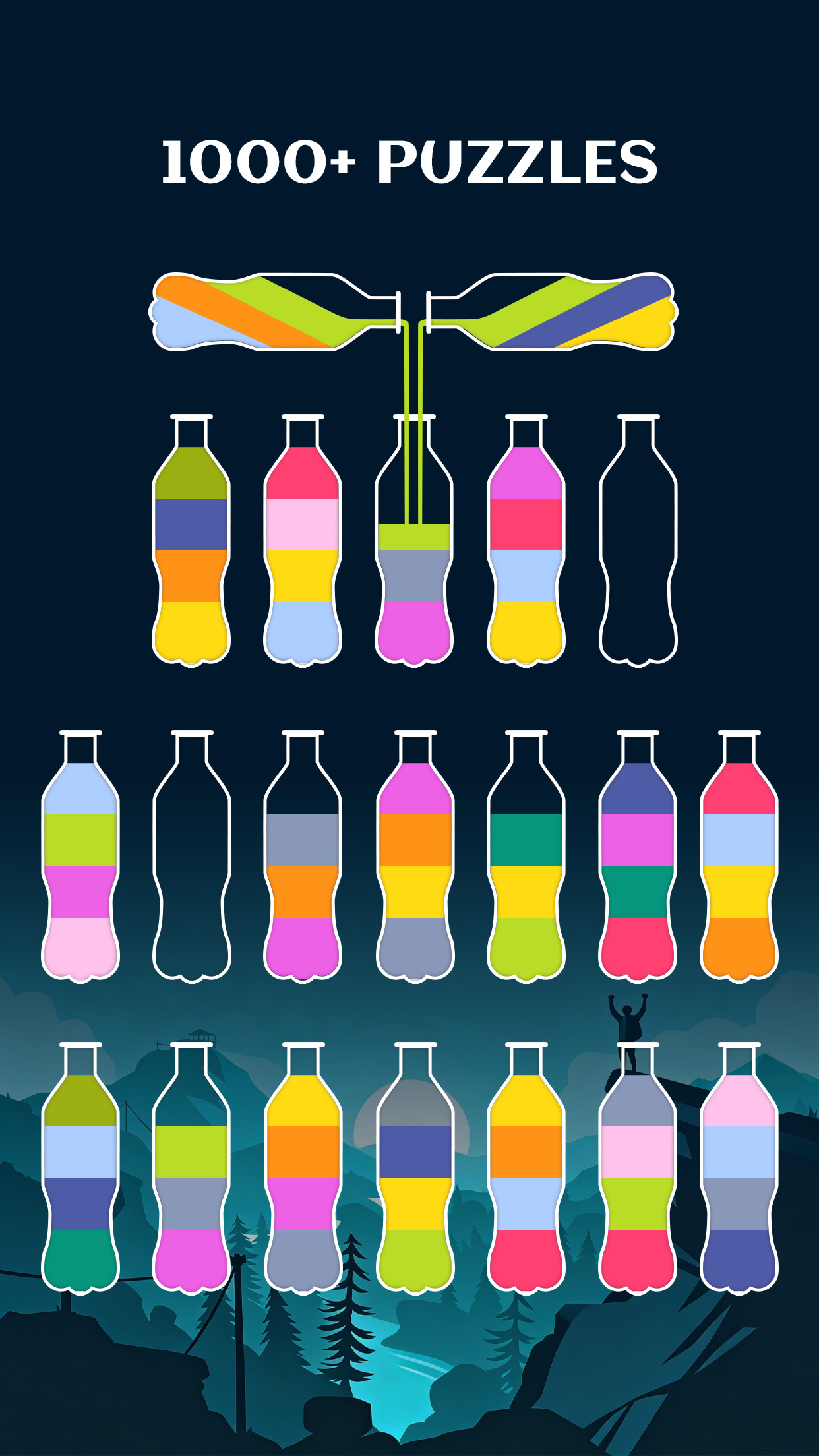 اسکرین شات 5 بازی Water Sort Jigsaw - Color Sort