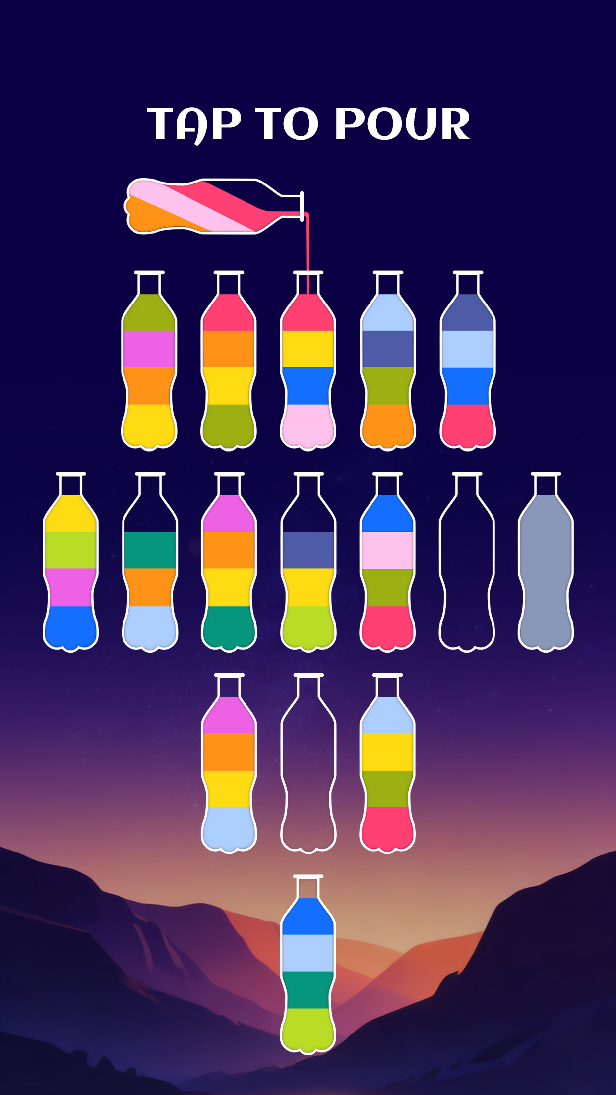 اسکرین شات 3 بازی Water Sort Jigsaw - Color Sort