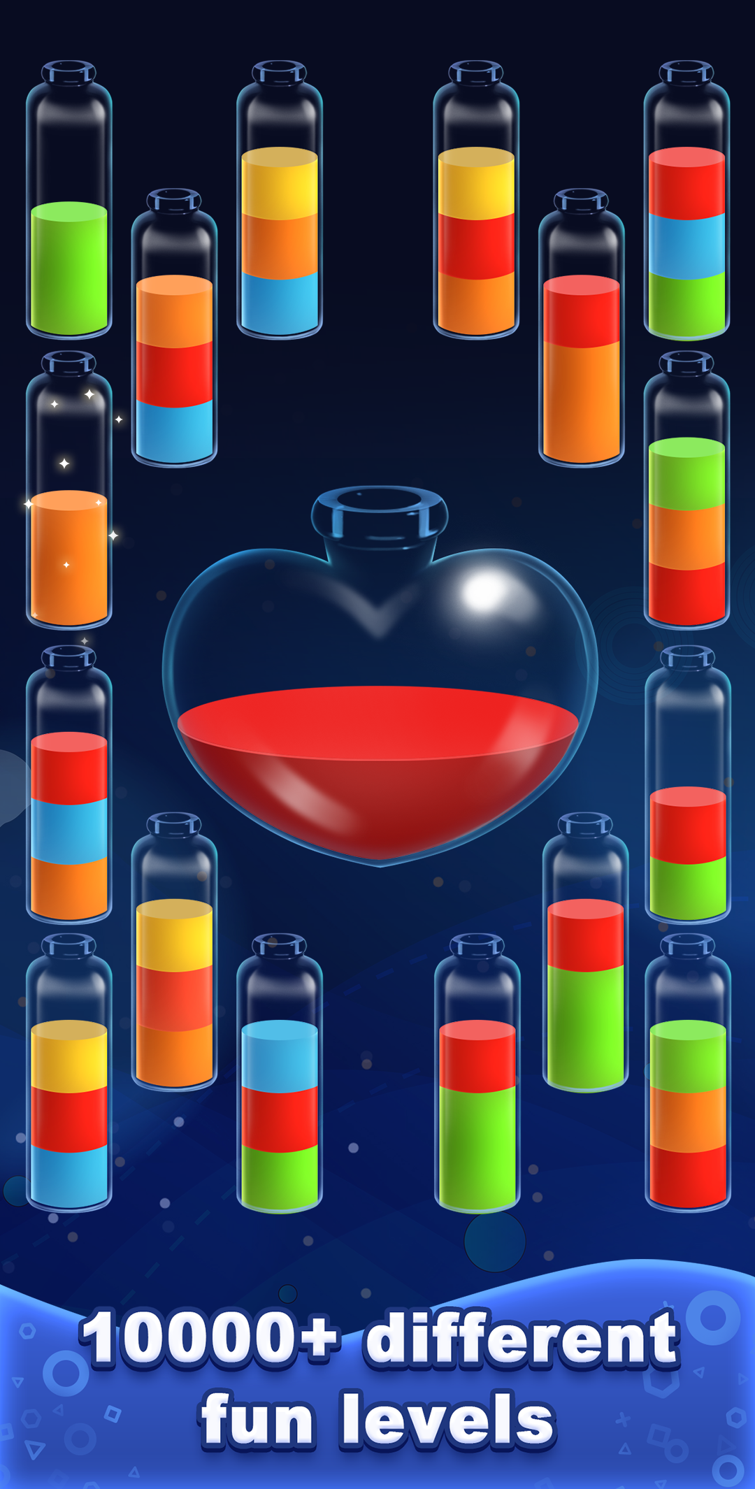 اسکرین شات 1 بازی Water Sort! Color Sort Puzzle