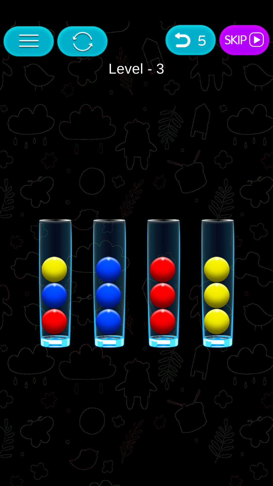 اسکرین شات 1 بازی Ball Sort Puzzle