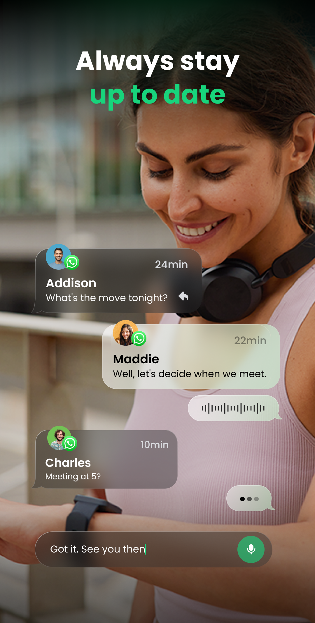 اسکرین شات 3 برنامه Watch Sync App - BT Notifier