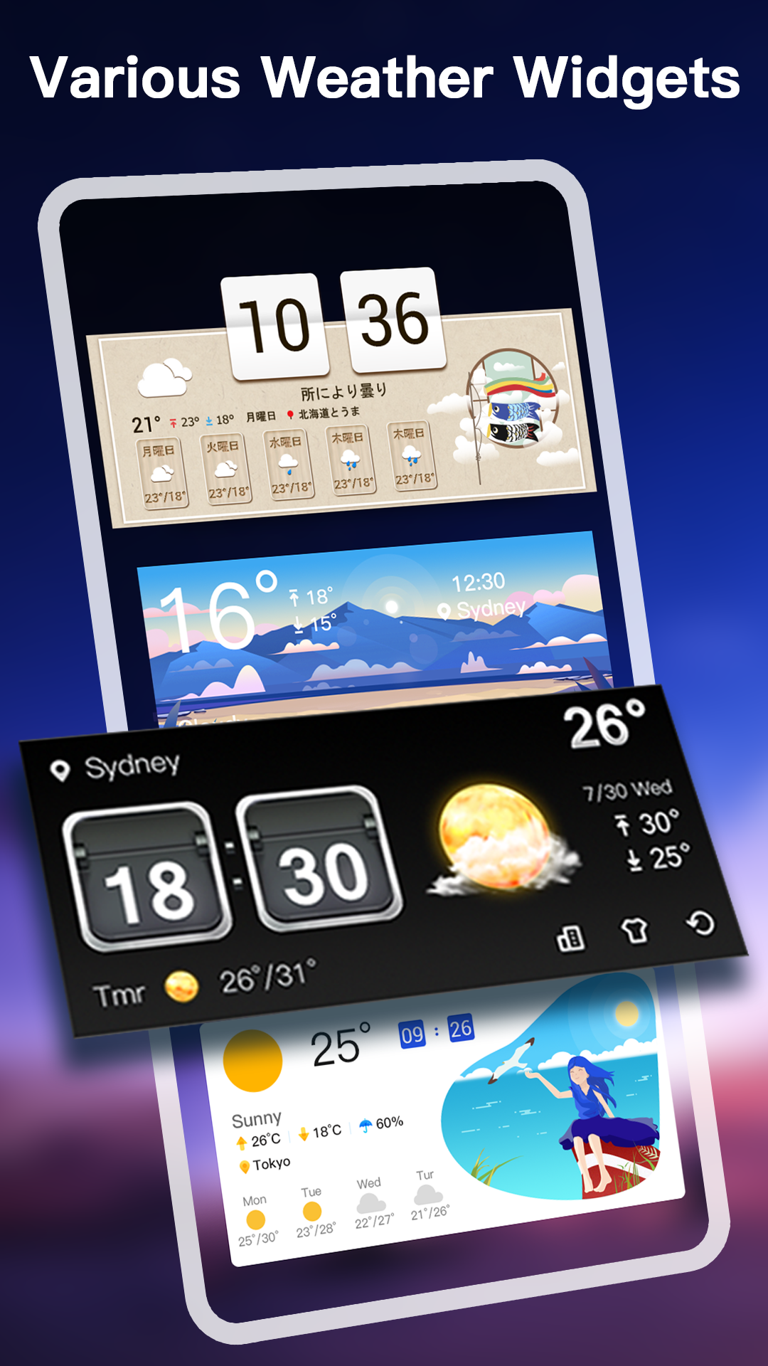 اسکرین شات 3 برنامه Weather - Accurate Weather App