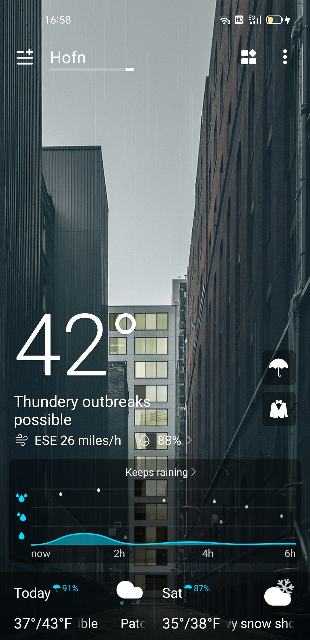 اسکرین شات 3 برنامه Weather Forecast Accurate Info