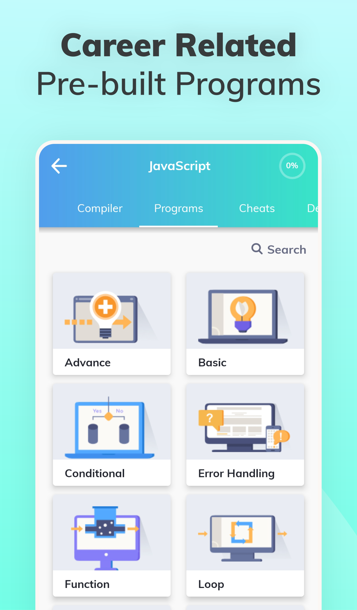 اسکرین شات 4 برنامه Learn Web Development