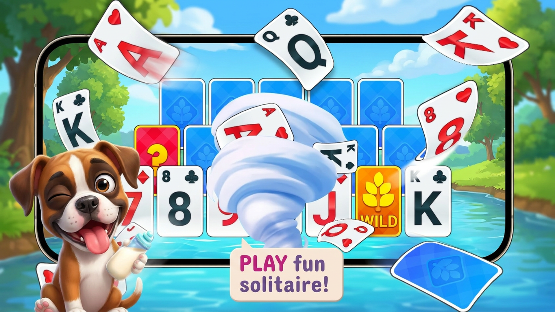 اسکرین شات 1 بازی Solitaire TriPeaks: Brain